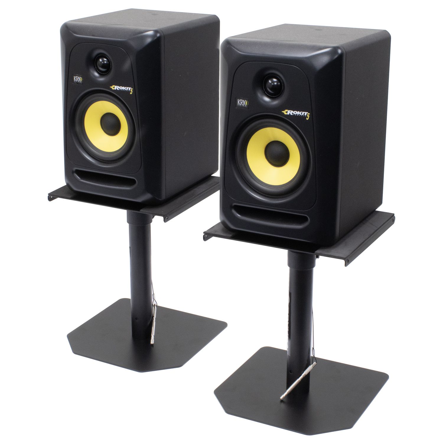 Odyssey Speaker Monitor Stands with Flat Surface Base (Pair) - Image 2