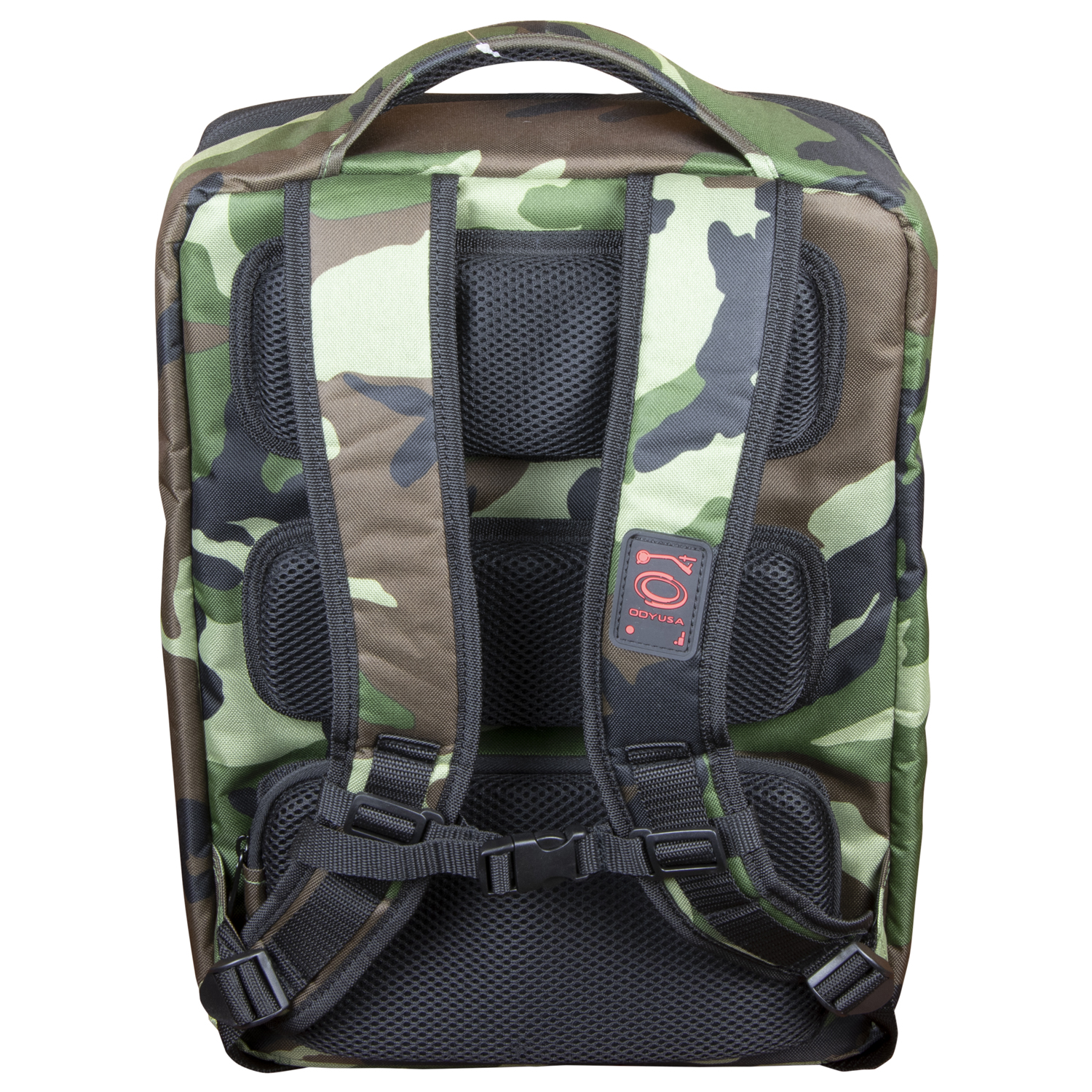 Green Camouflage Compact Premium DJ Backpack - Image 3