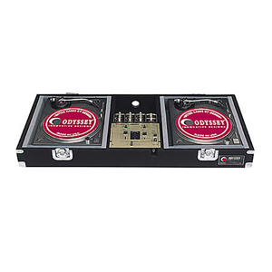 Vestax PMC-05/ PMC-07 or Similar Size 10" Format DJ Mixer with Two Battle Position Turntables Carpet Coffin Case