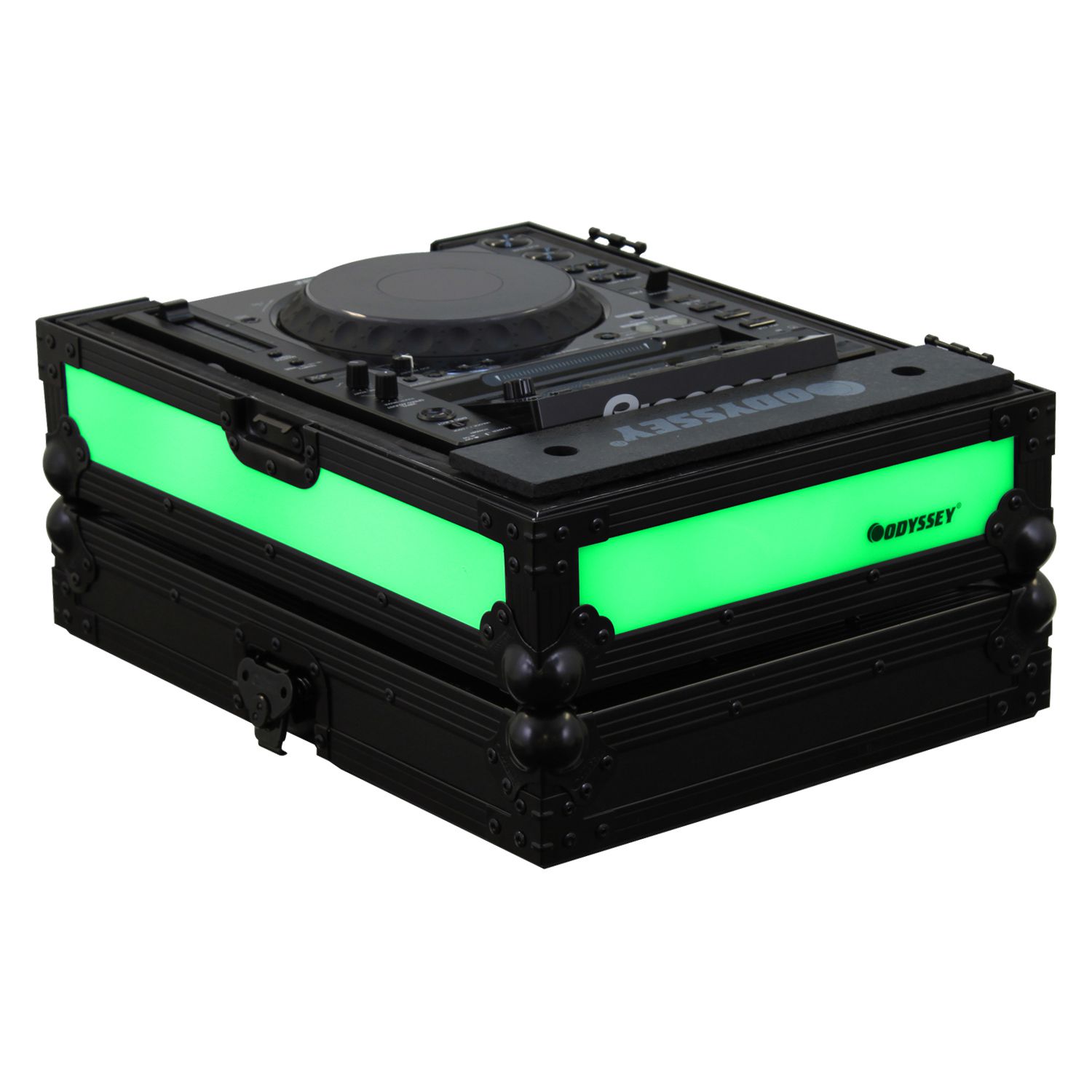 Black Universal Large Format Media Player Case with Right LED Panel - Image 3