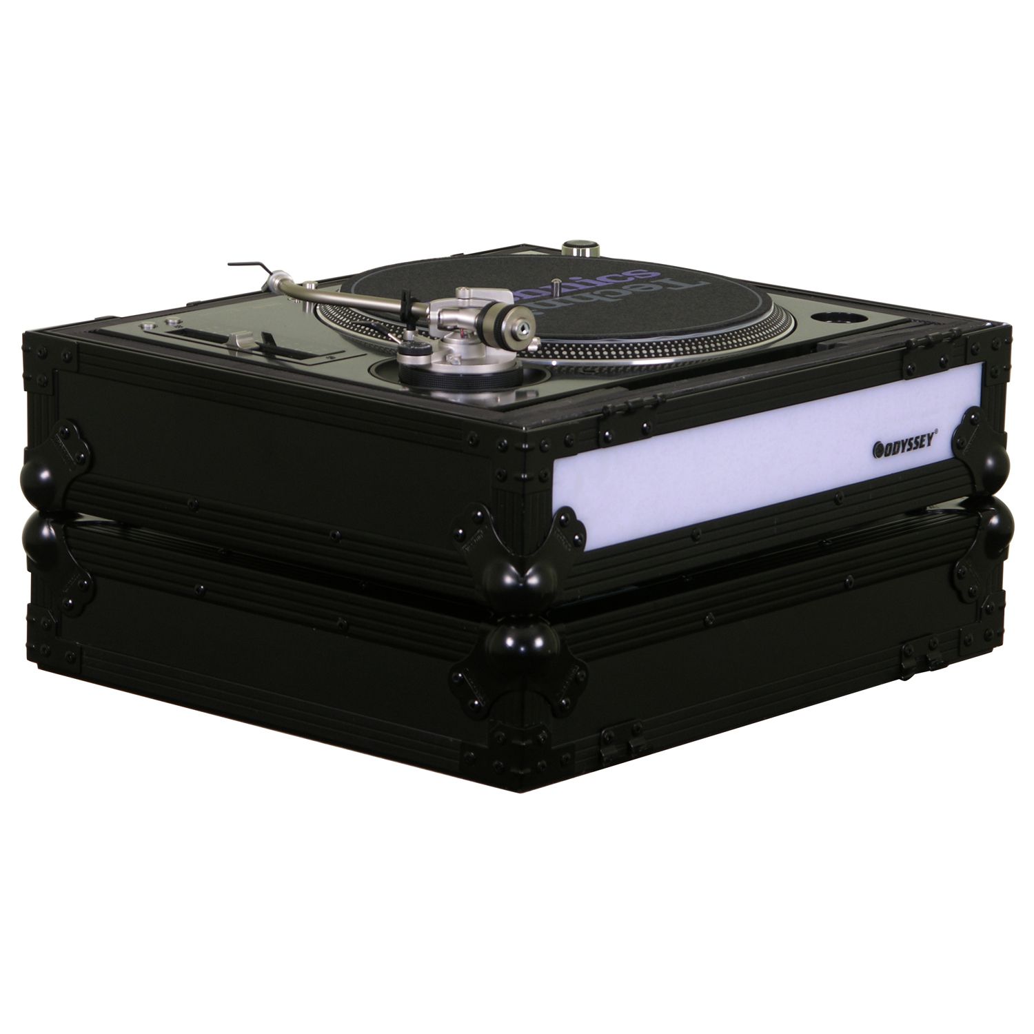 Black Universal Turntable Case with LED Panel - Image 2