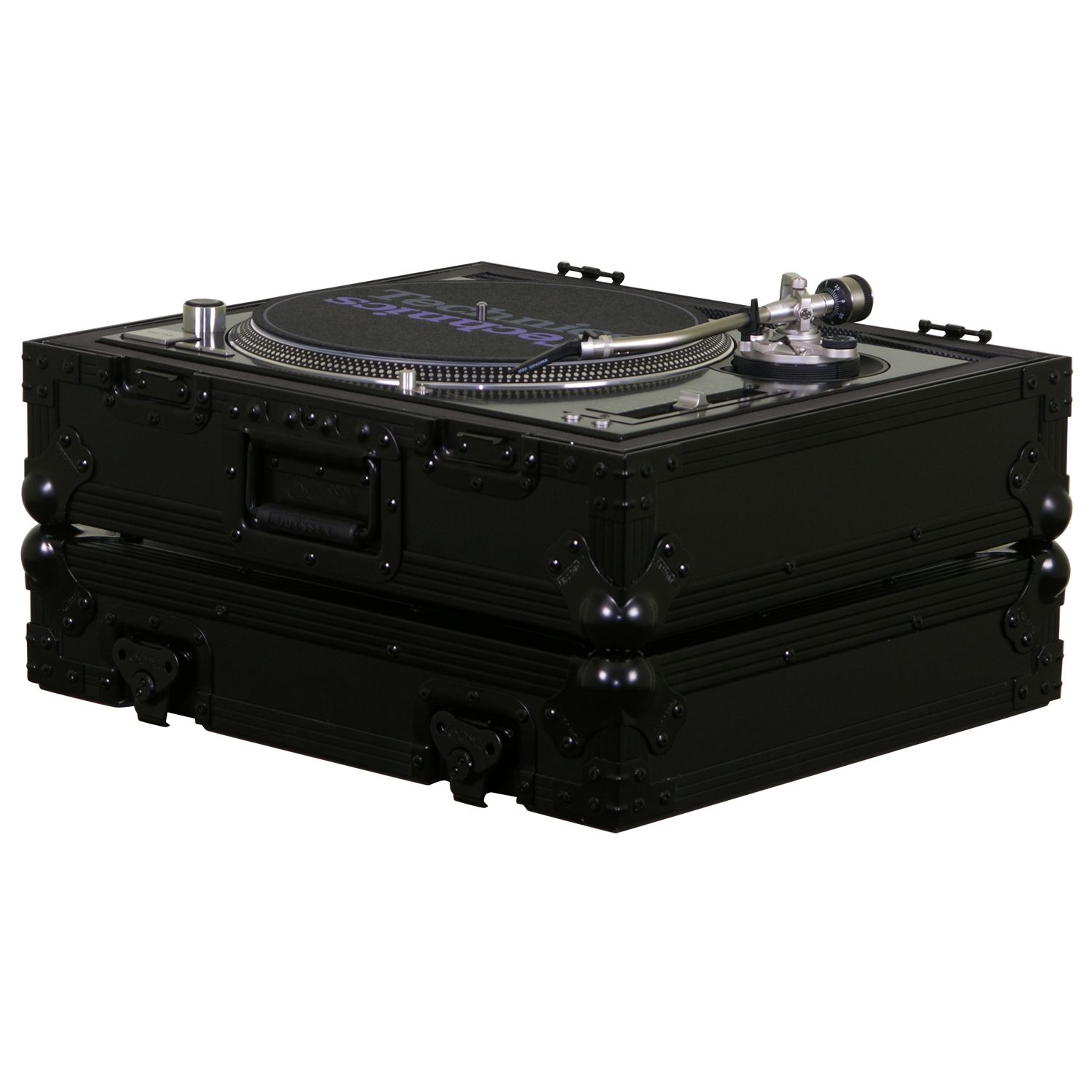 Black Universal Turntable Case with LED Panel - Image 3