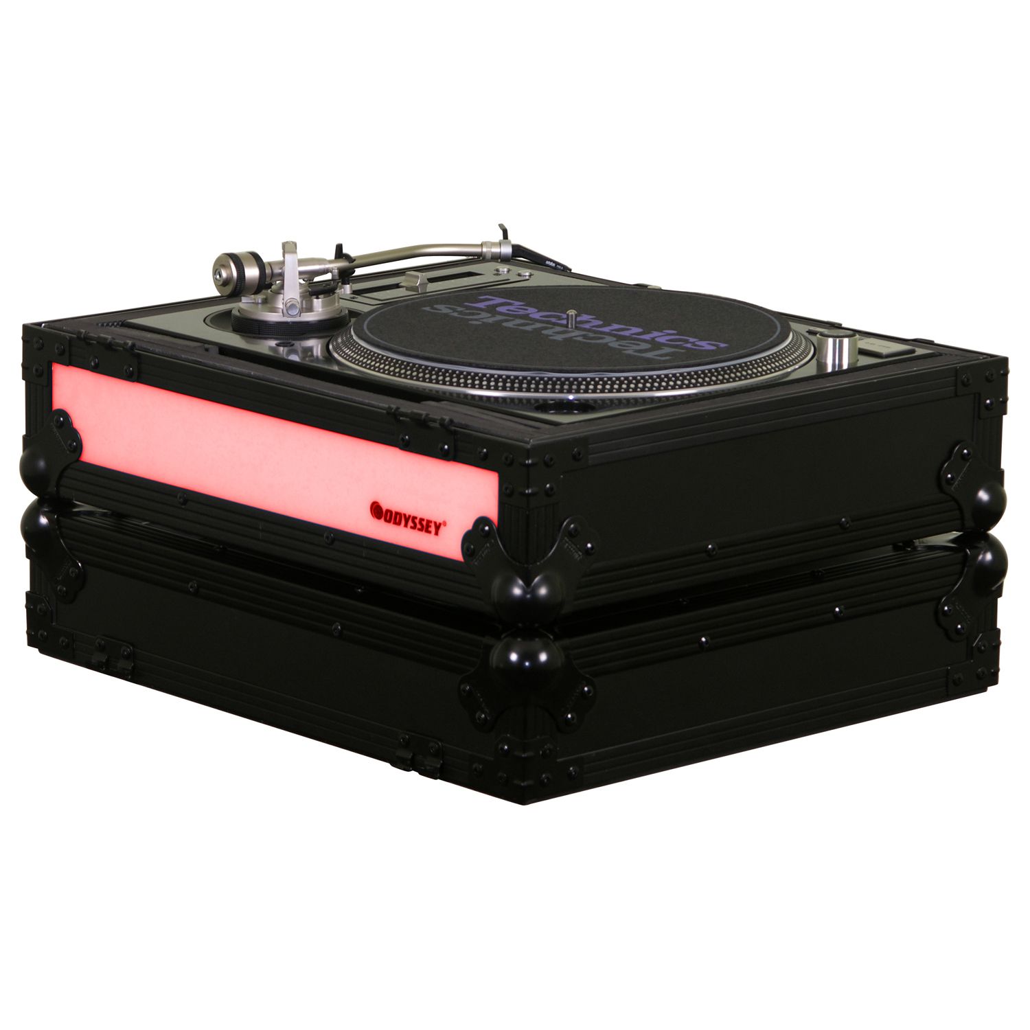 Black Universal Turntable Case with LED Panel - Image 4