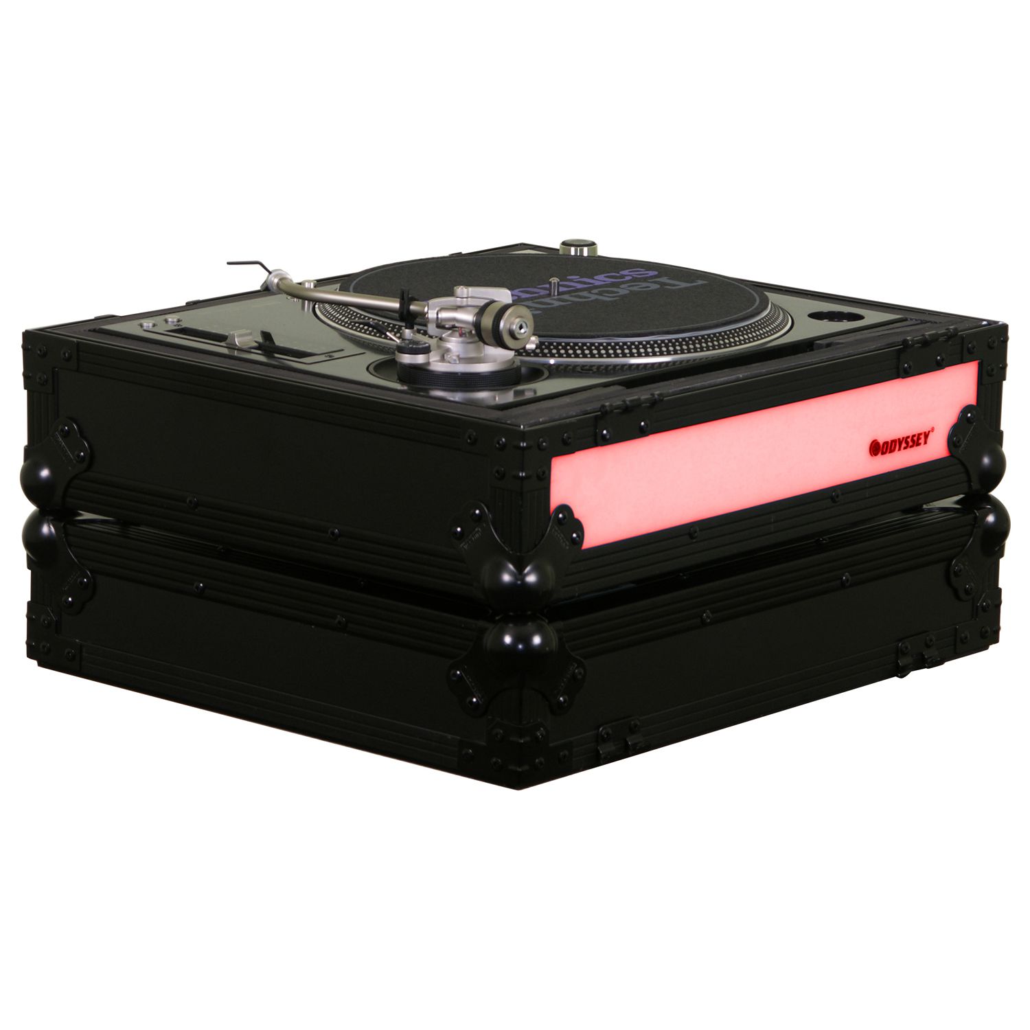 Black Universal Turntable Case with LED Panel - Image 5