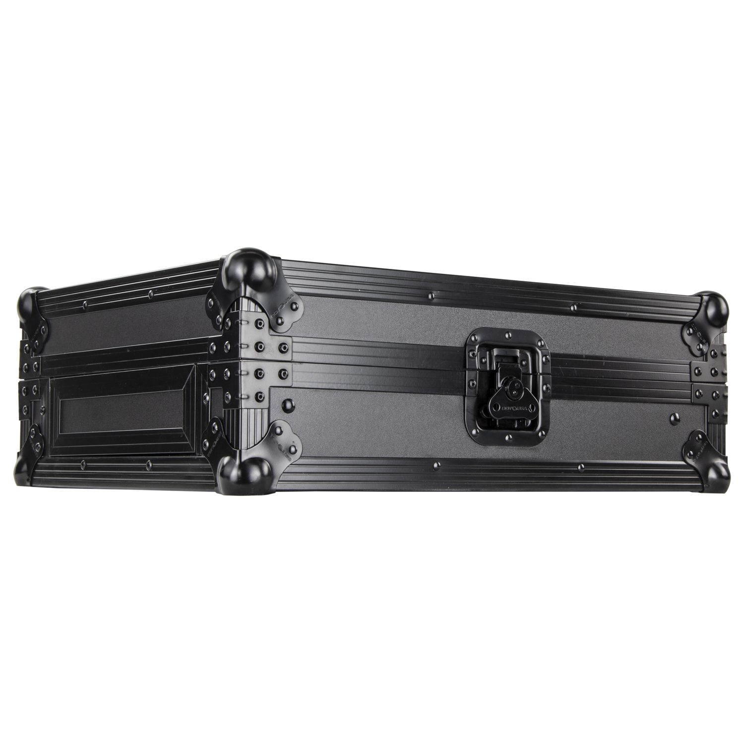 Black Low Profile Extra Deep Universal 12" Format DJ Mixer Case with Glide Platform and LED Panel - Image 13