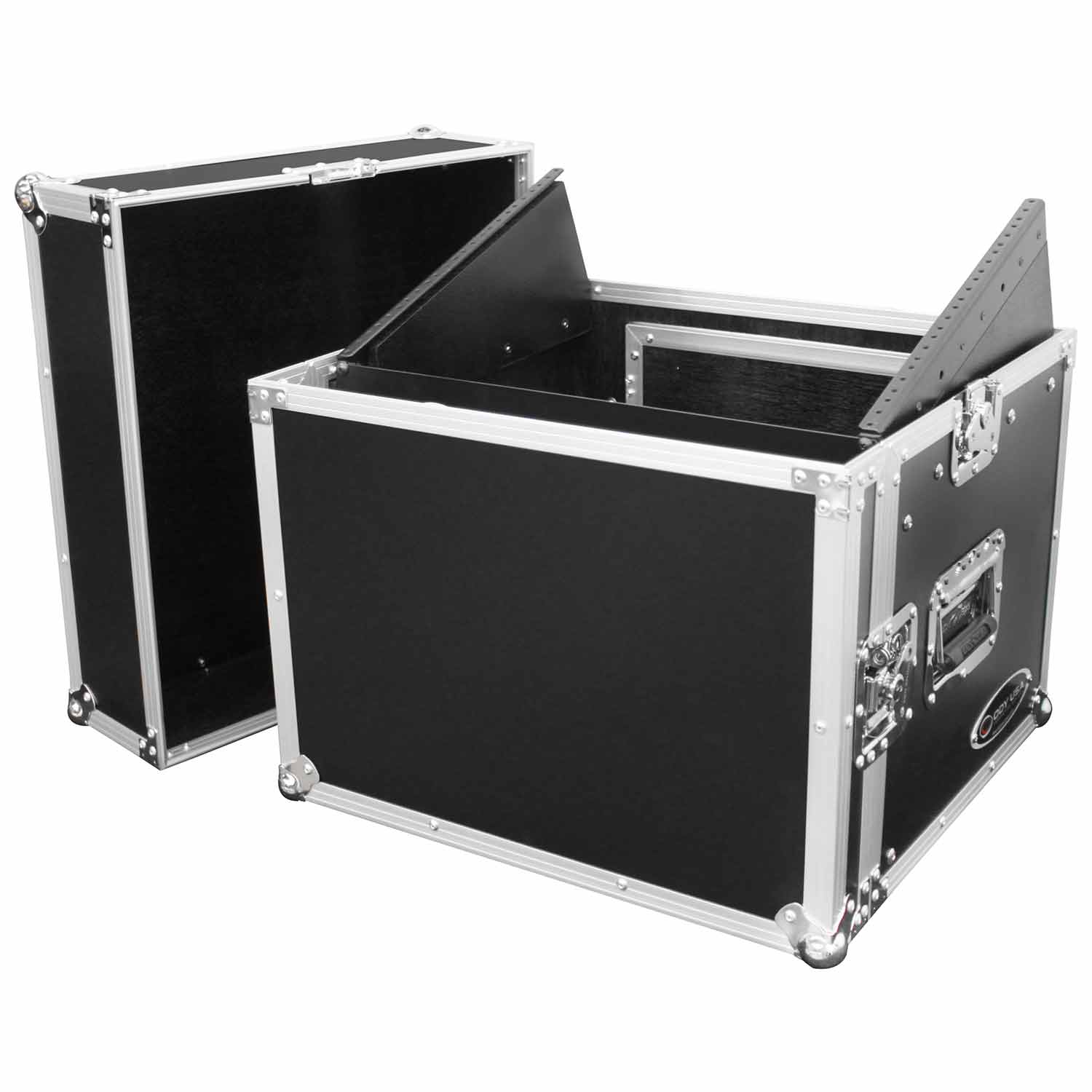 Combo Rack: 8U Top Slanted 6U Bottom Vertical - Image 2