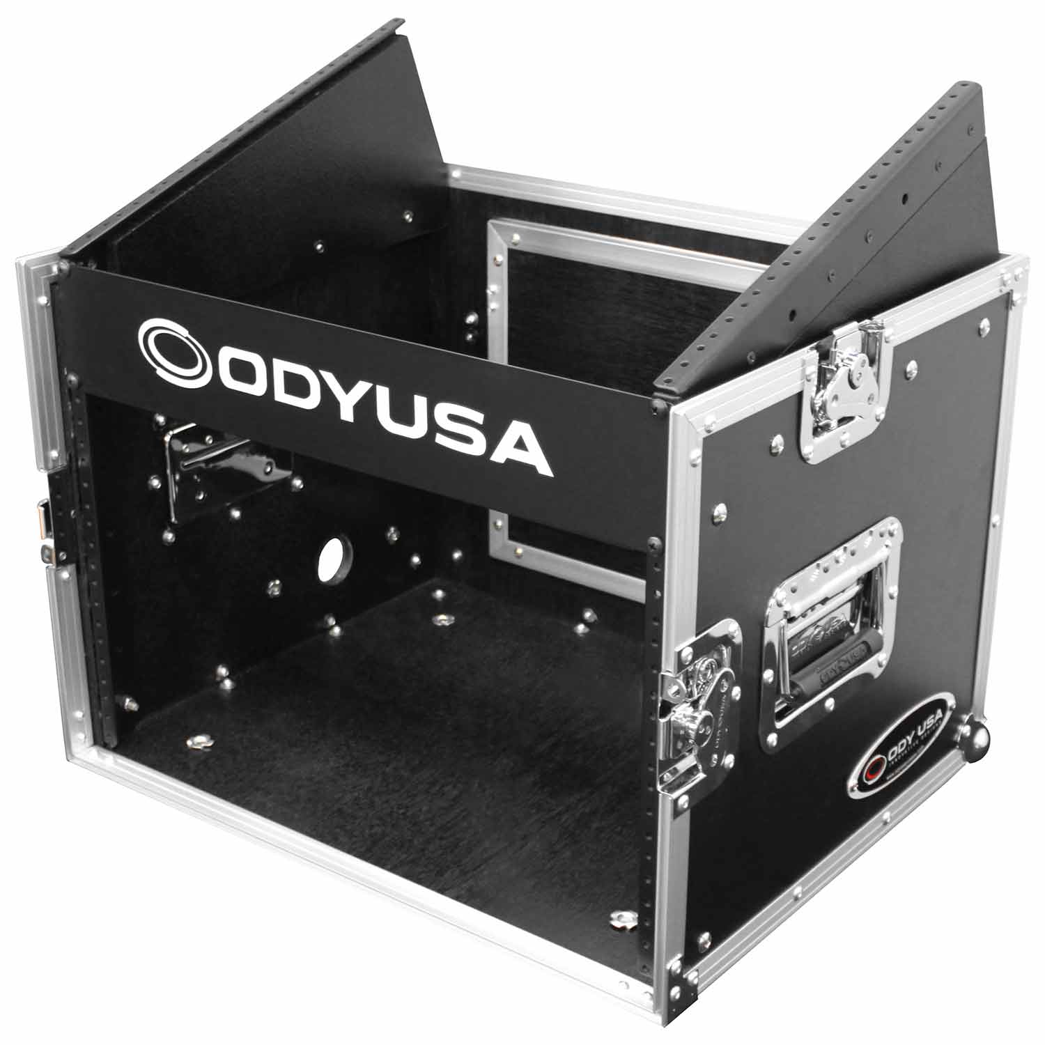 Combo Rack: 8U Top Slanted 6U Bottom Vertical - Image 3