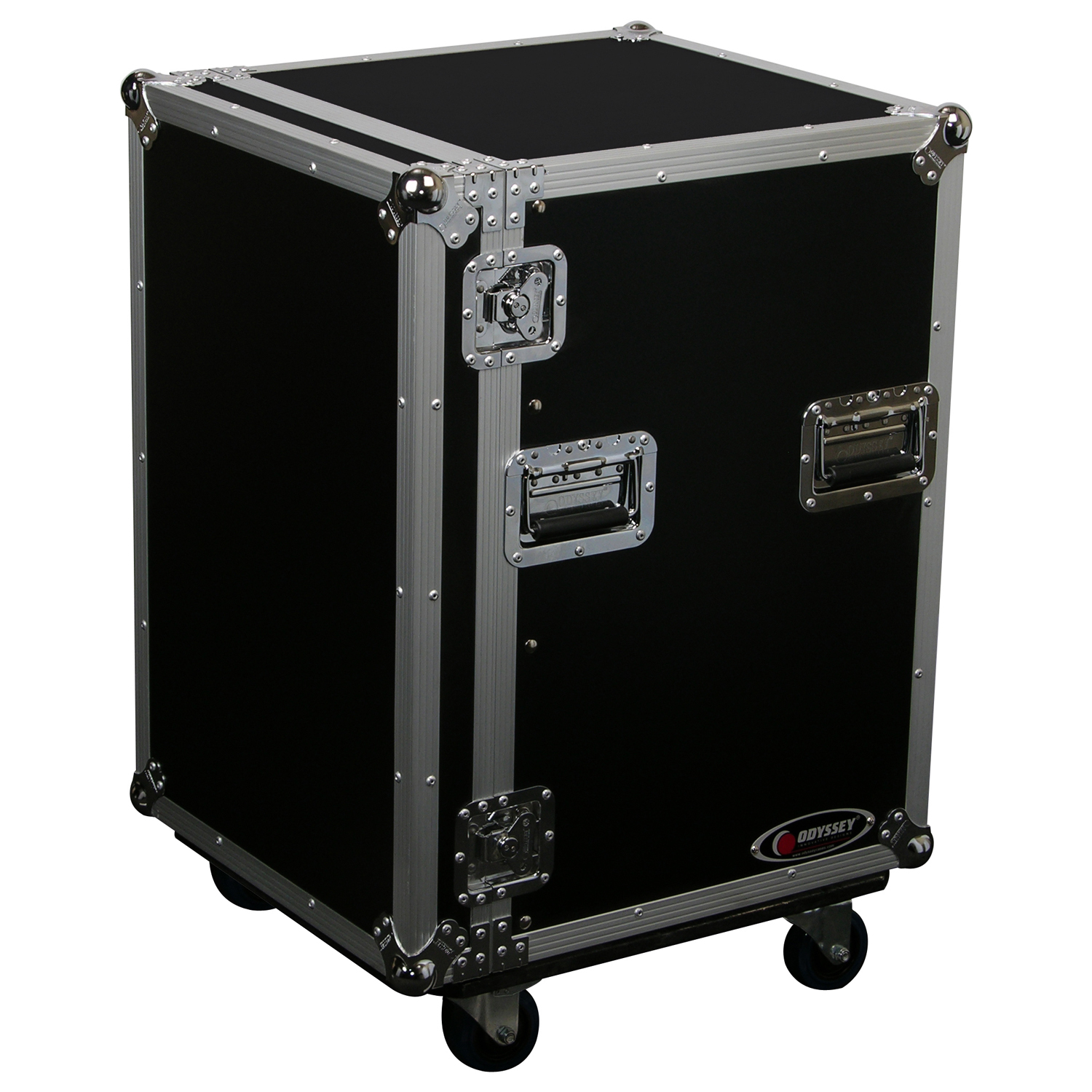 16U Amp Rack with Wheels - Image 2