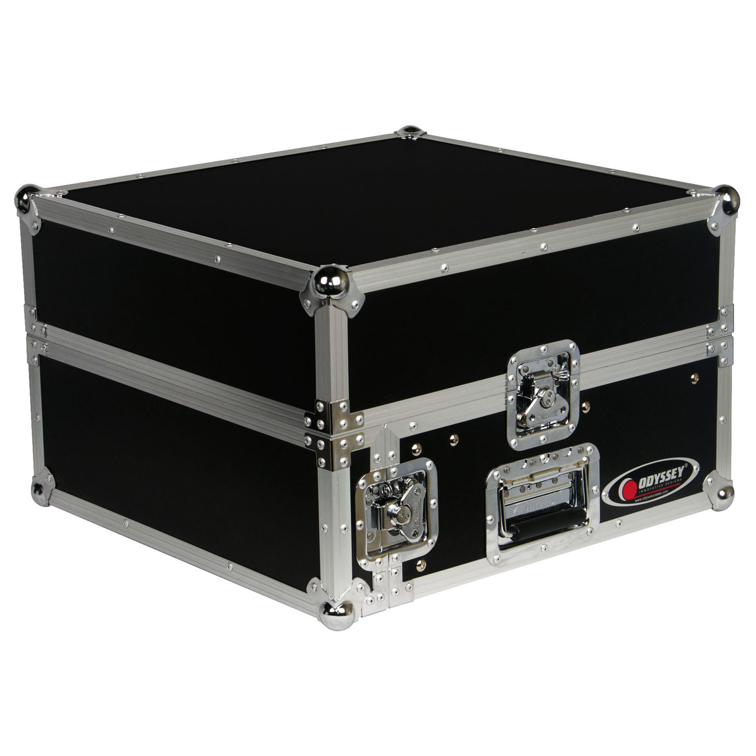 10U Top Slanted 2U Vertical Combo Rack with Gliding Platform - Image 6