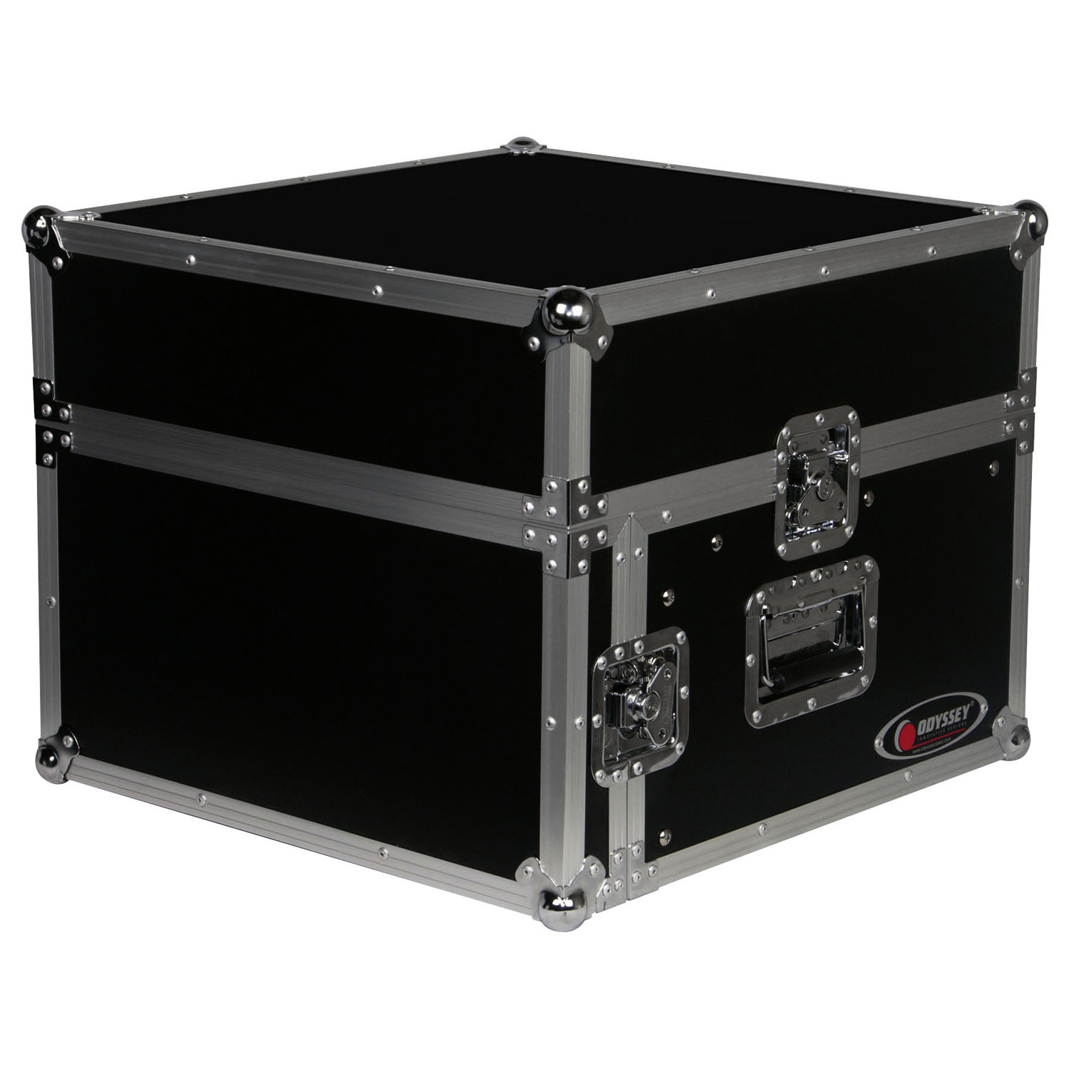 10U Top Slanted 4U Vertical Combo Rack with Gliding Platform - Image 6