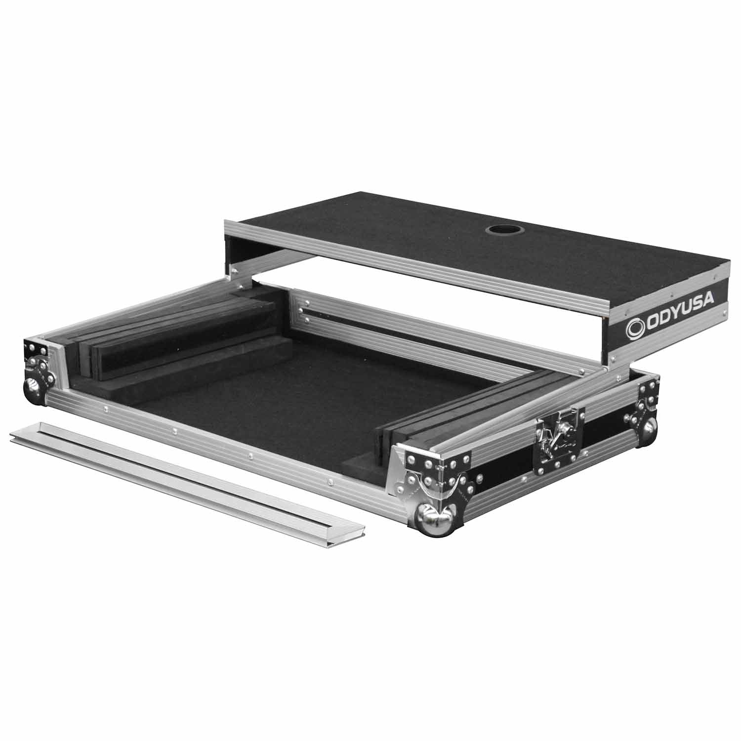 Universal Medium Size DJ Controller Case with Glide Platform