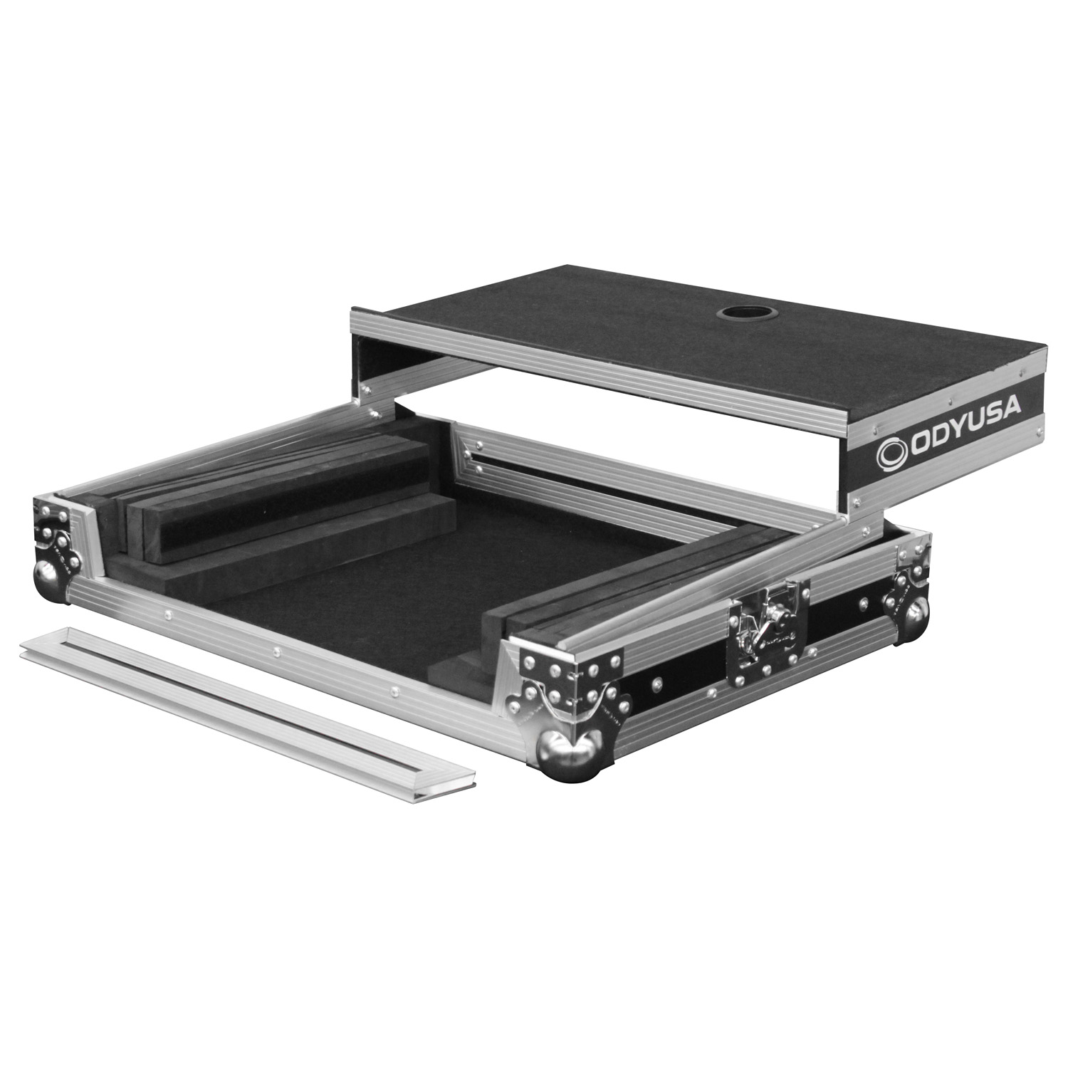 Universal Small Size DJ Controller Case with Glide Platform