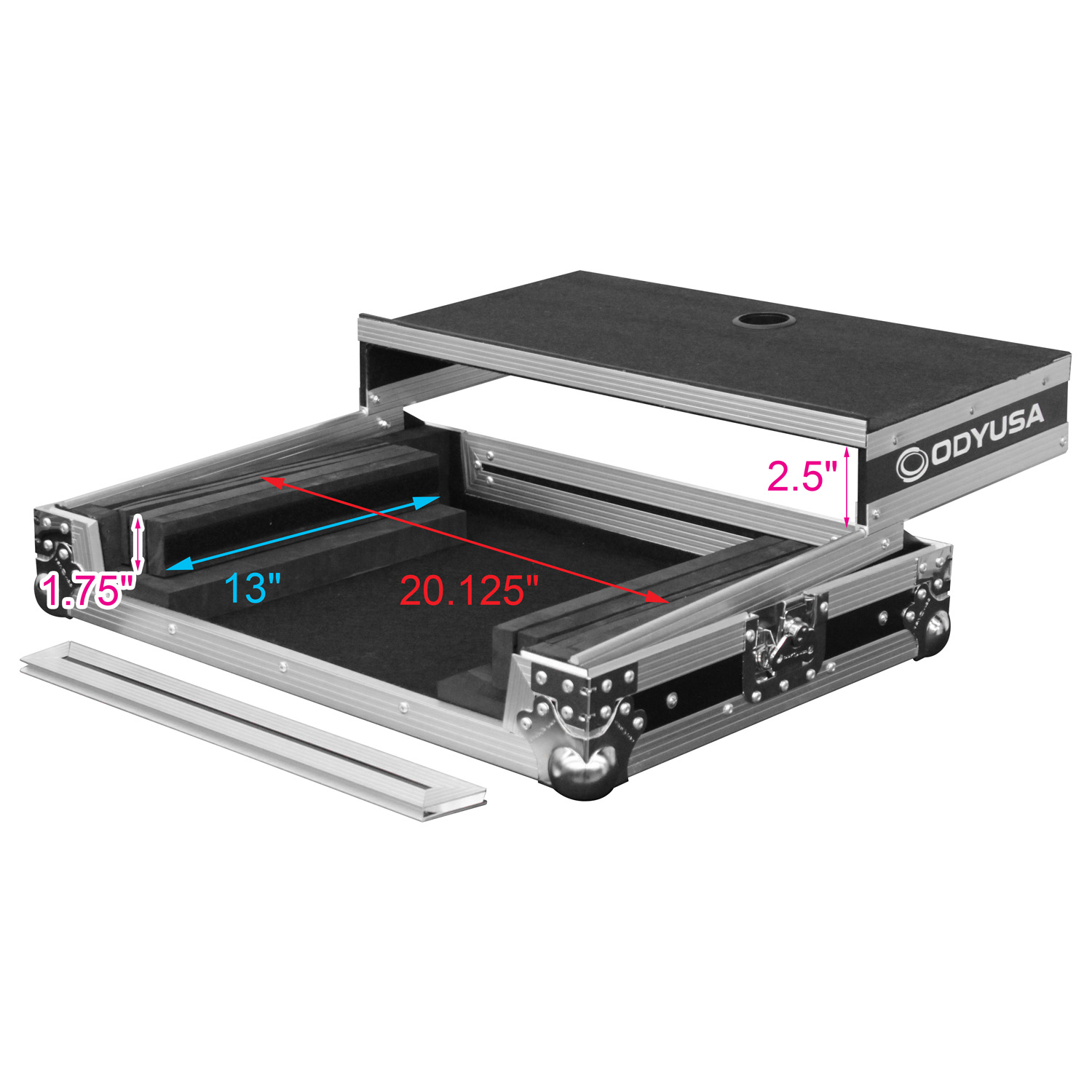 Universal Small Size DJ Controller Case with Glide Platform - Image 2