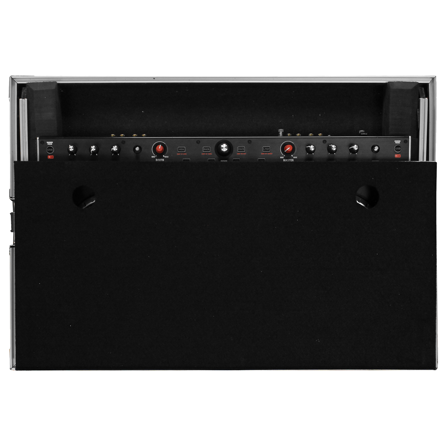 Low Profile Numark NS6II Case with Glide Platform - Image 5