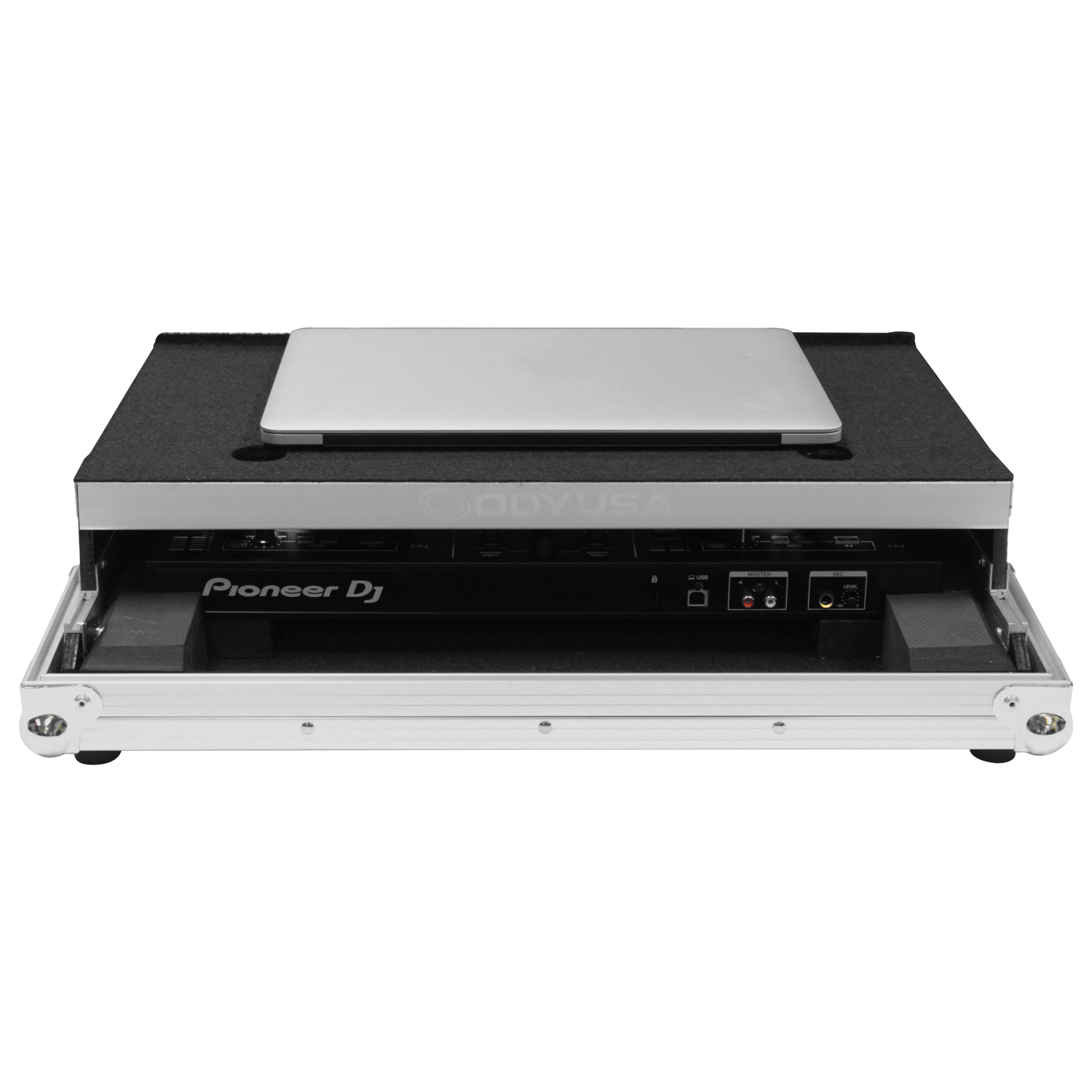 Low Profile Pioneer DDJ-400 / DDJ-RB / DDJ-SB3 Flight Case with Glide Platform - Image 4