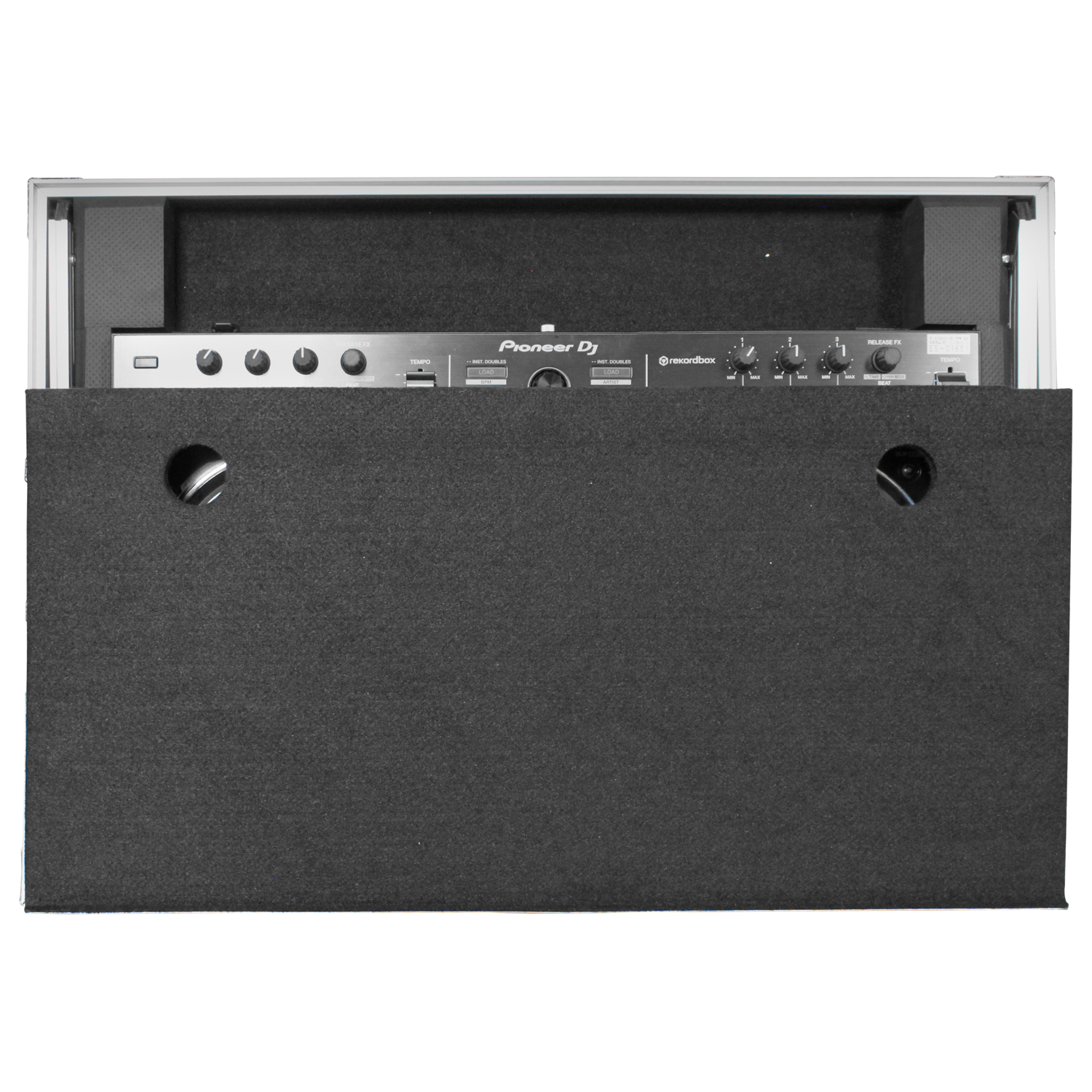 Low Profile Pioneer DDJ-RR / DDJ-SR / DDJ-SR2 Flight Case with Glide Platform - Image 5