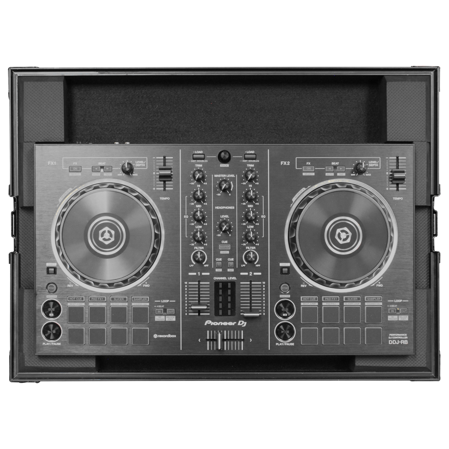 Black Low Profile Pioneer DDJ-400 / DDJ-SB3 / DDJ-RB Case - Image 5