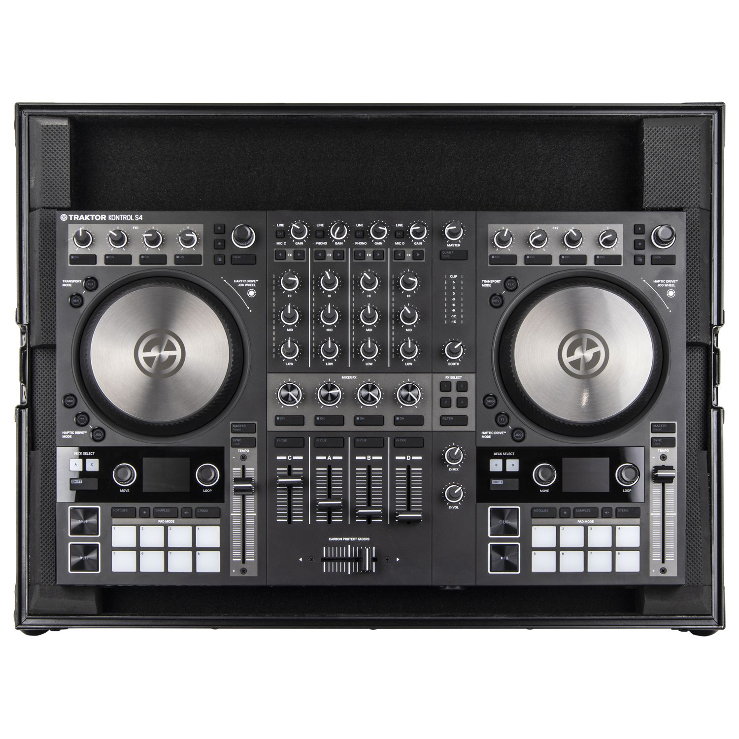 Black Low Profile Native Instruments Traktor Kontrol S4 MK3 Case - Image 5