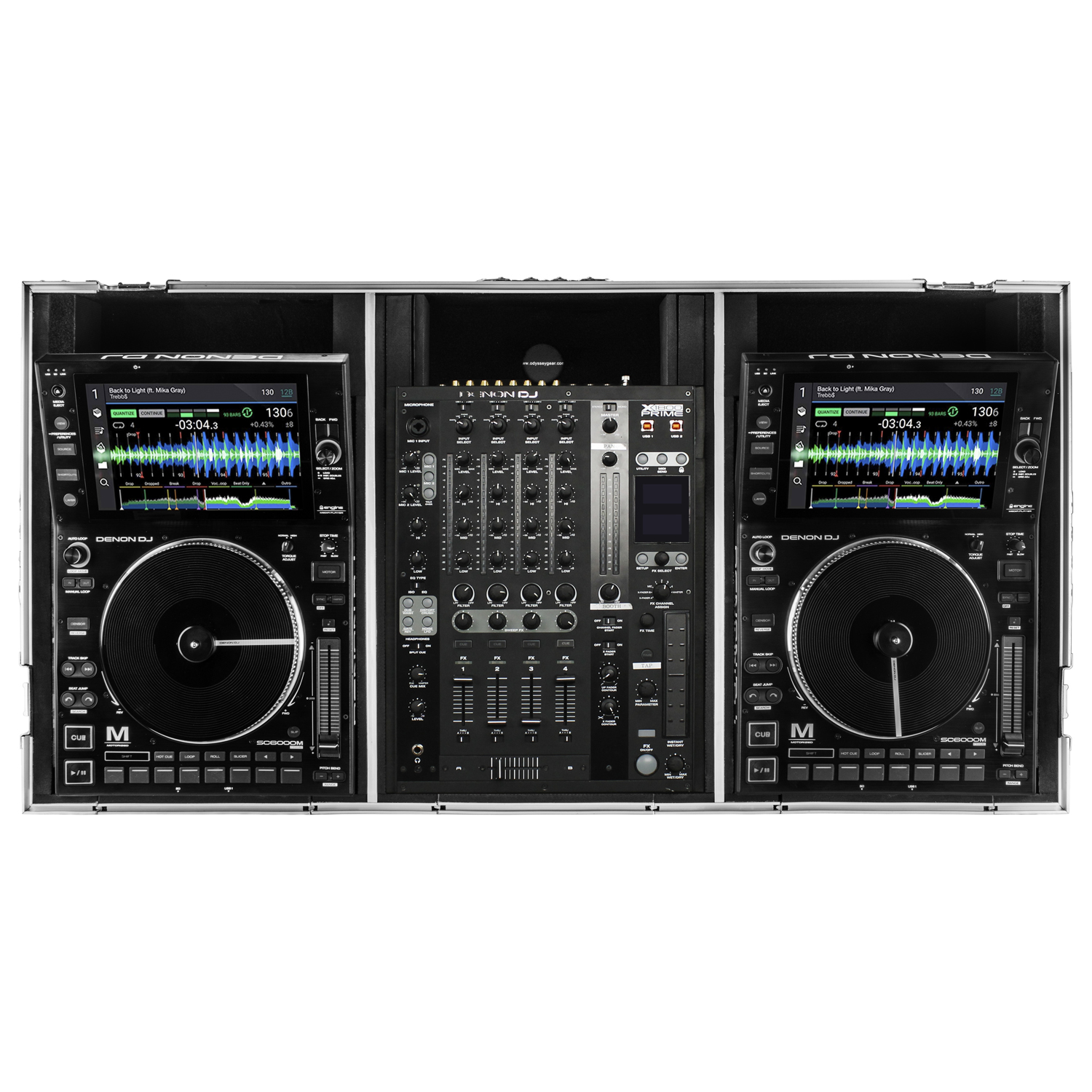 12" Format DJ Mixer and Two Large Format Media Players Coffin Flight Case with Extra Deep Rear Compartment - Image 15