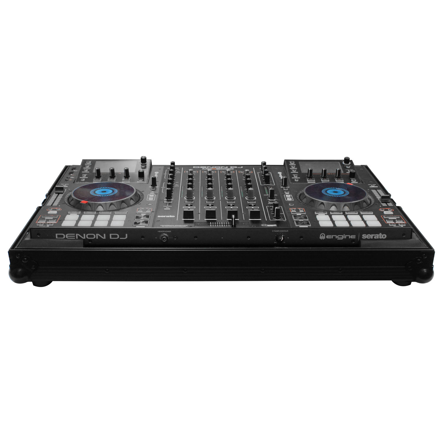 Black Low Profile Denon MCX8000 Flight Case - Image 2