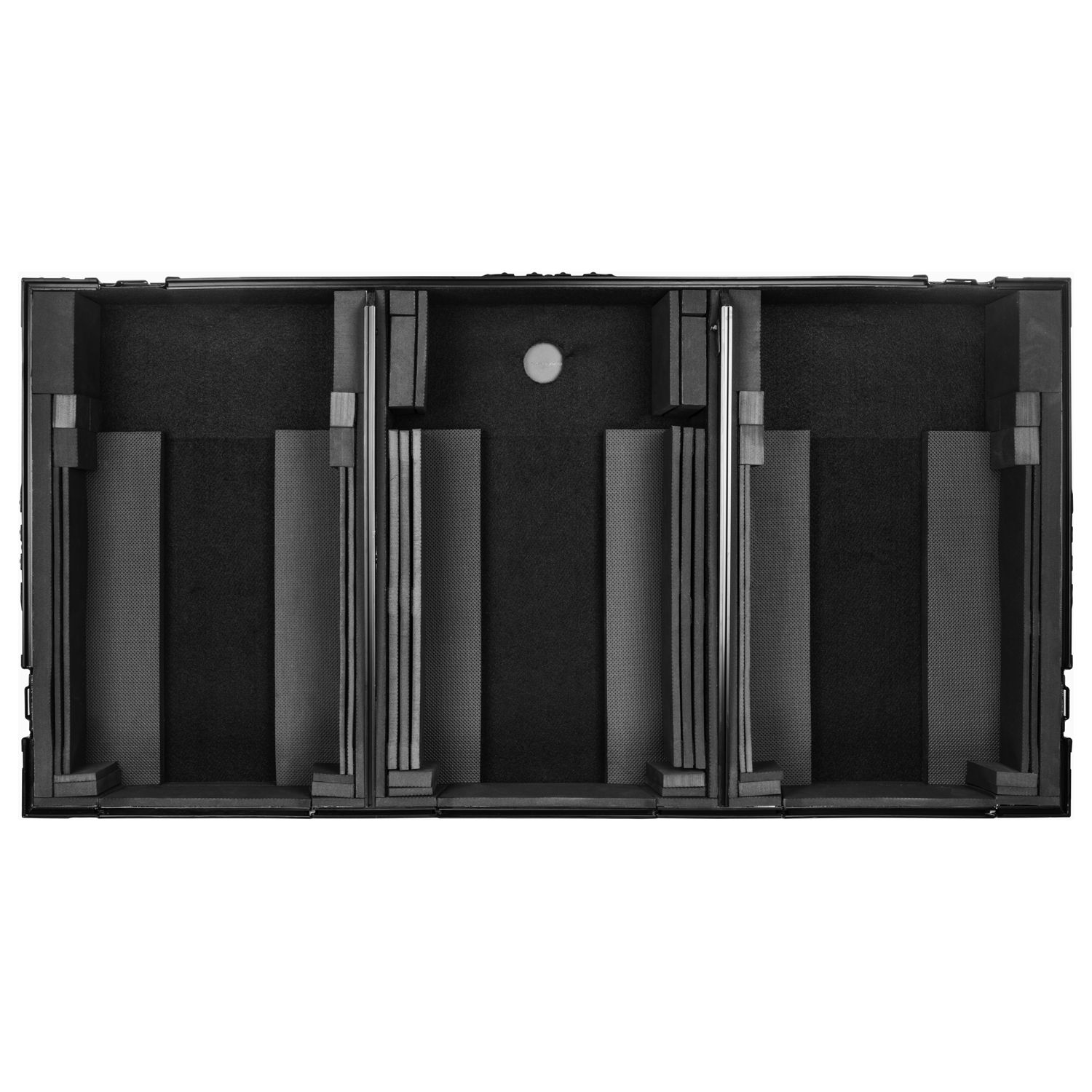 Black Extra Deep Glide Style DJ Coffin for 12" Format Mixers and Large Media Players - Image 6