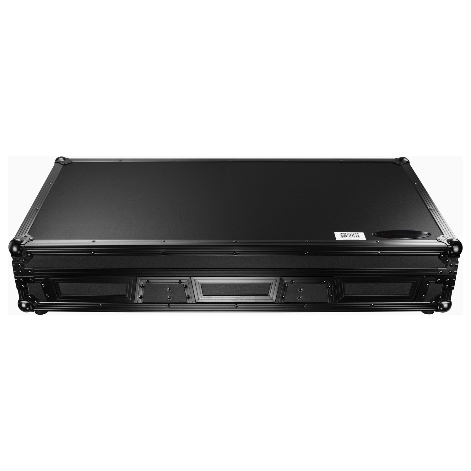 Black Extra Deep Glide Style DJ Coffin for 12" Format Mixers and Large Media Players - Image 11