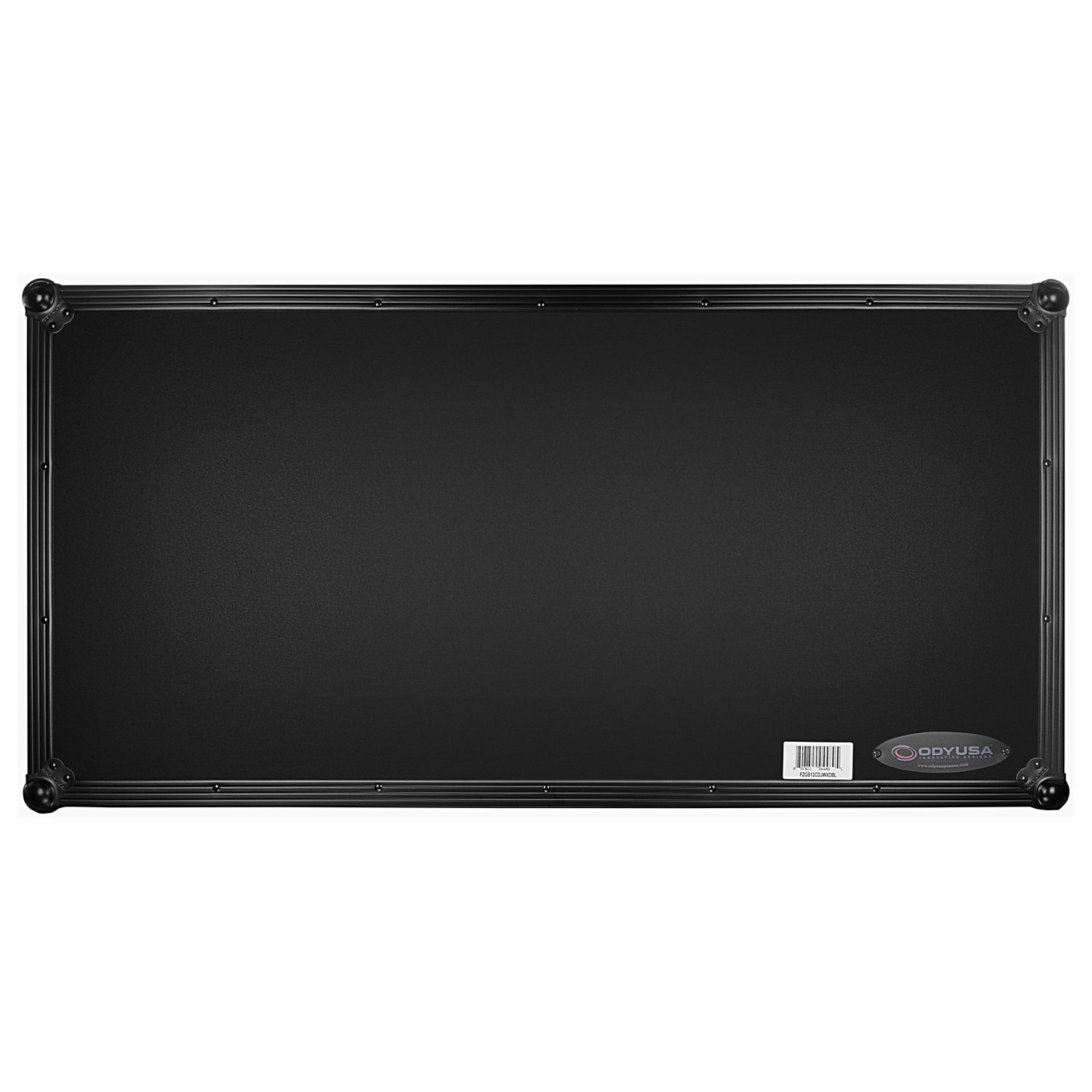 Black Extra Deep Glide Style DJ Coffin for 12" Format Mixers and Large Media Players - Image 12
