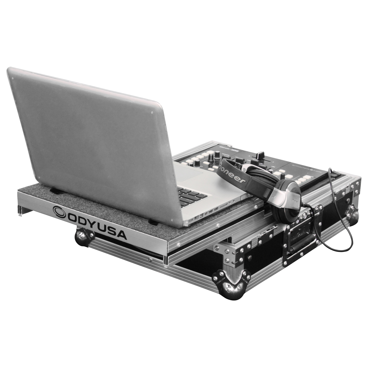 Rane Sixty-Four 12" Mixer Flight Case with Glide Platform - Image 3