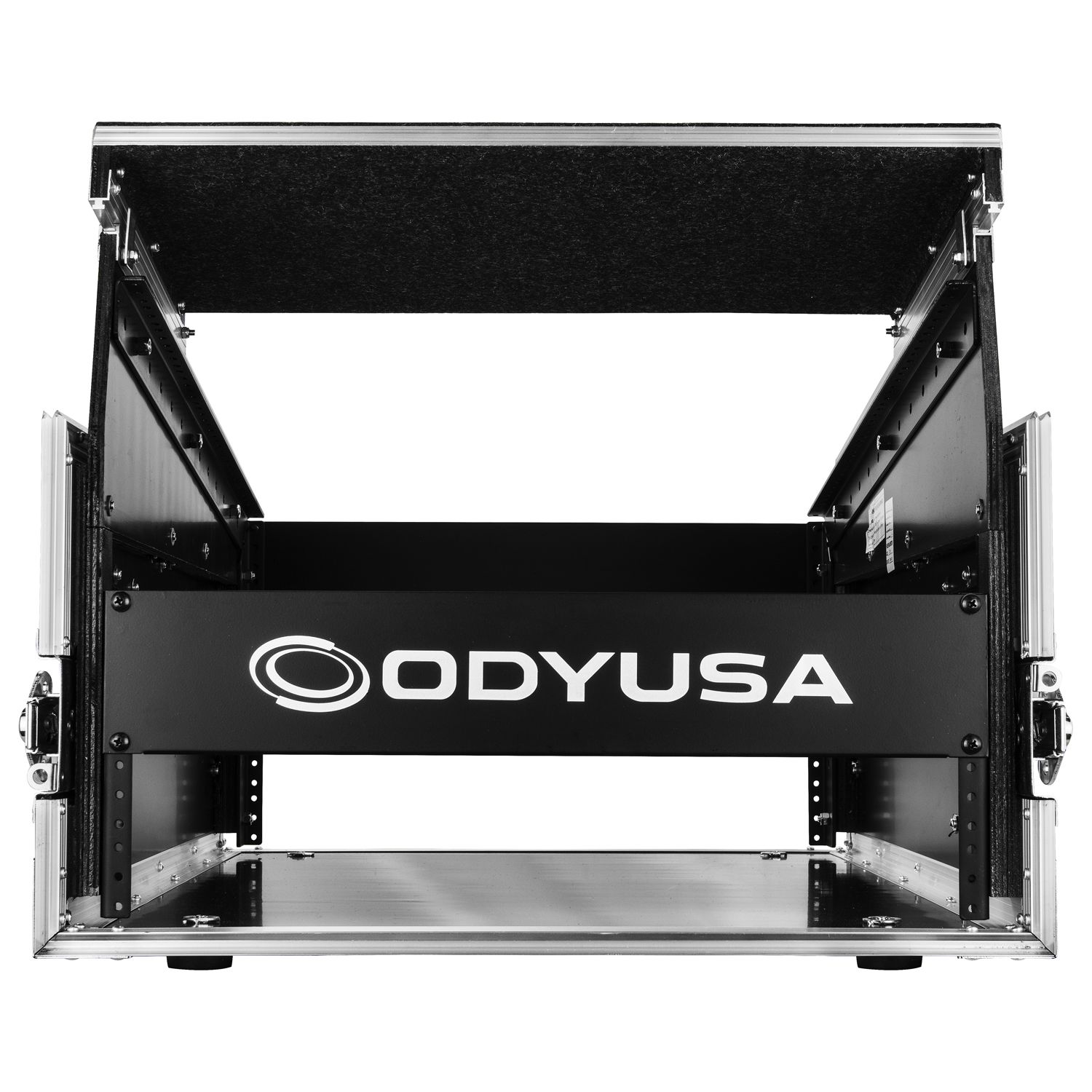 14U Top Slanted 4U Bottom Vertical Pro Combo Rack with Glide Platform - Image 9