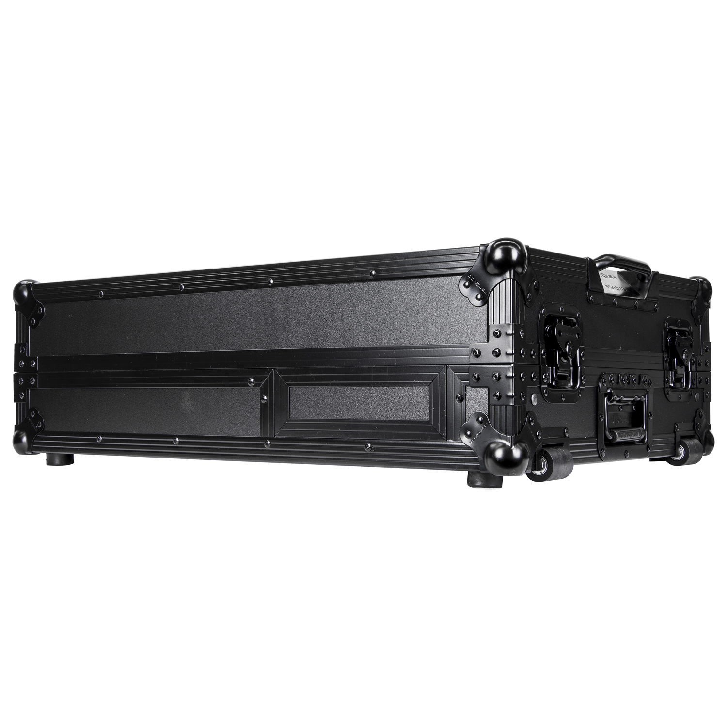 Black Reversible Compact Rane Twelve and Rane Seventy / Seventy-Two Battle DJ Coffin Flight Case with Glide Platform - Image 16