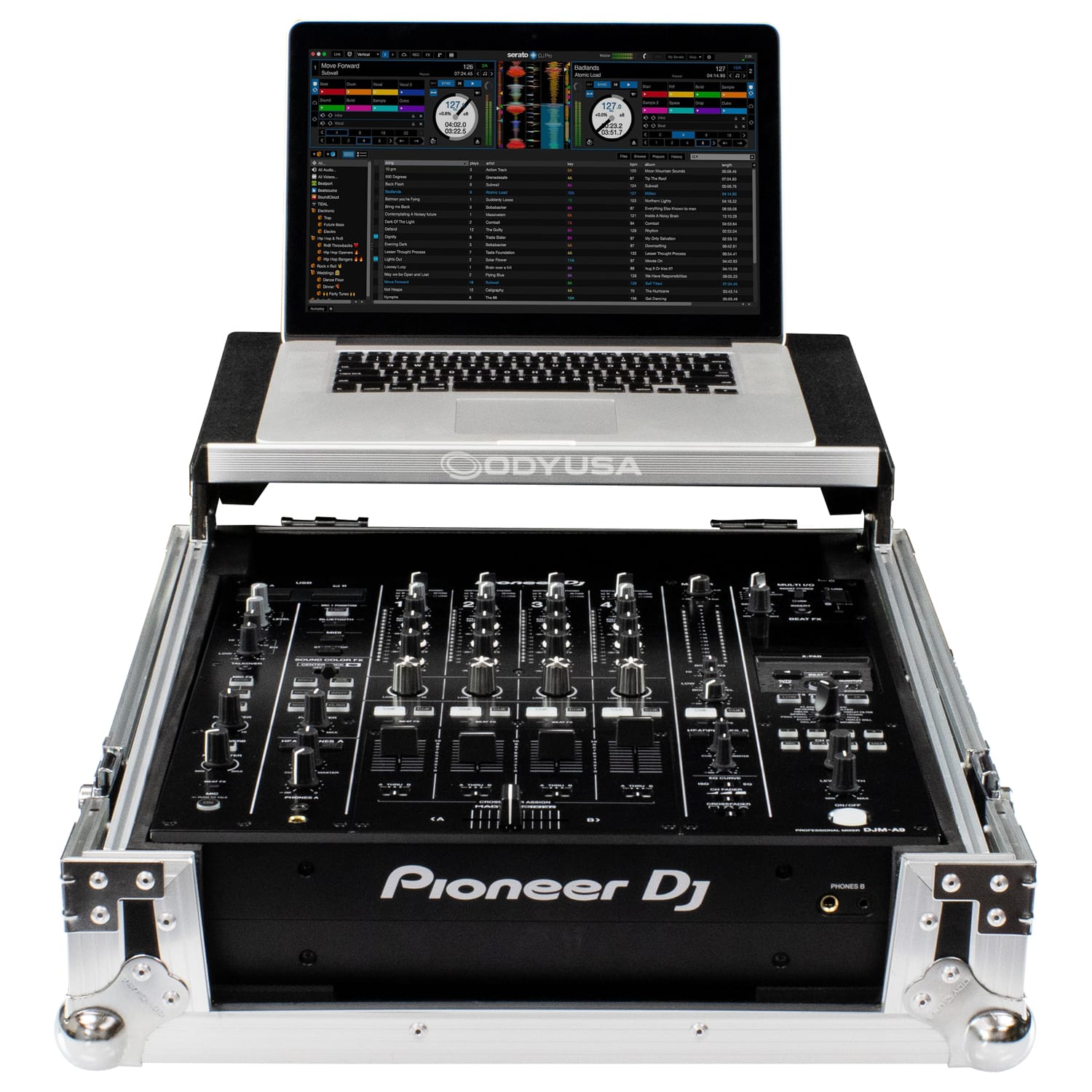 Odyssey Pioneer DJ DJM-A9 Flight Case with Glide Style Laptop Platform - Image 2