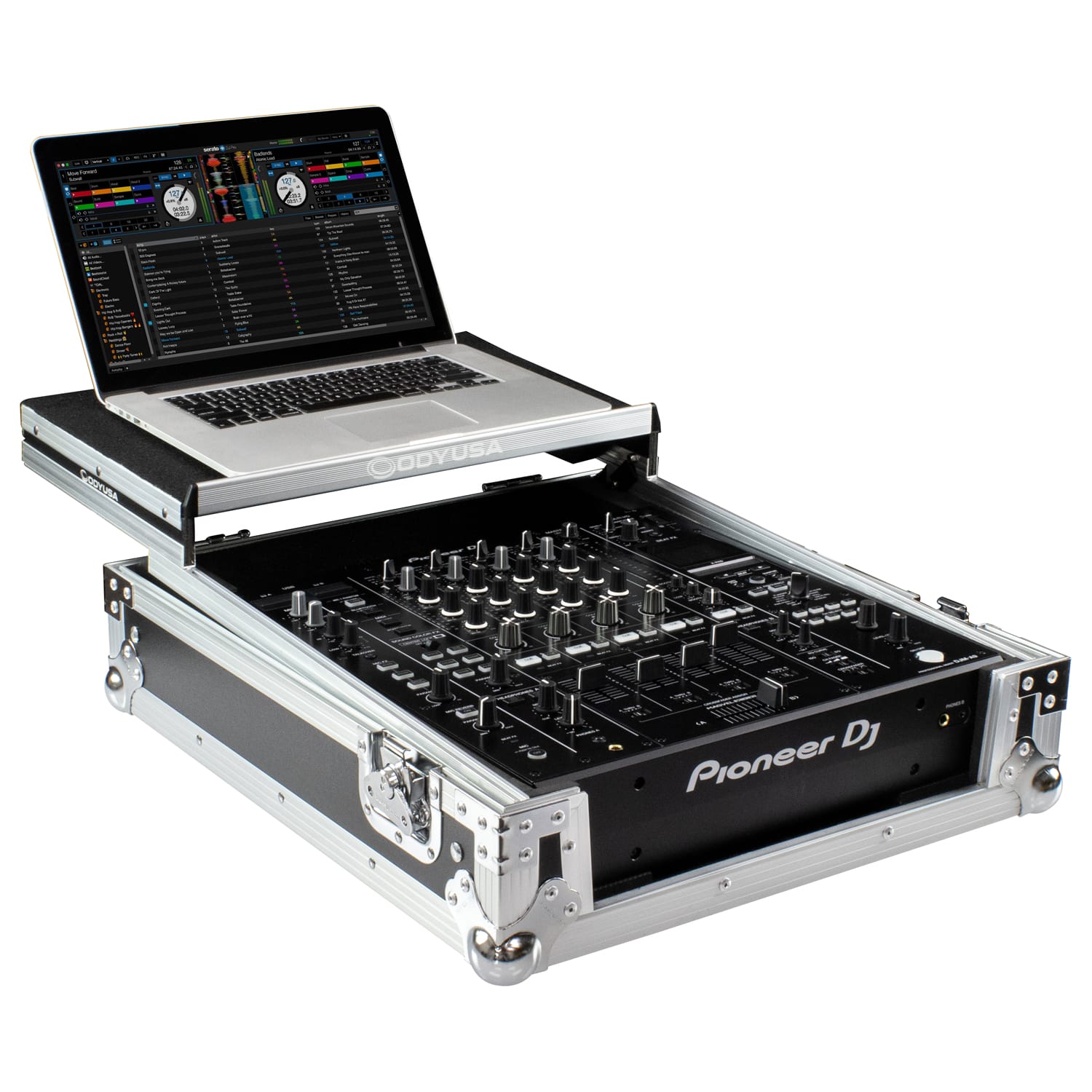 Odyssey Pioneer DJ DJM-A9 Flight Case with Glide Style Laptop Platform - Image 3