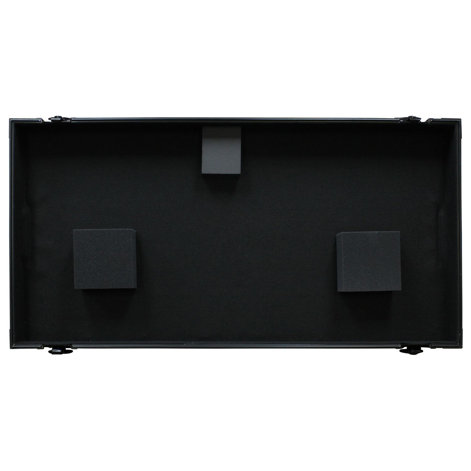 Black Low Profile 10" Format DJ Mixer and Two Battle Position Turntables Flight Coffin Case with Wheels and Glide Platform - Image 6