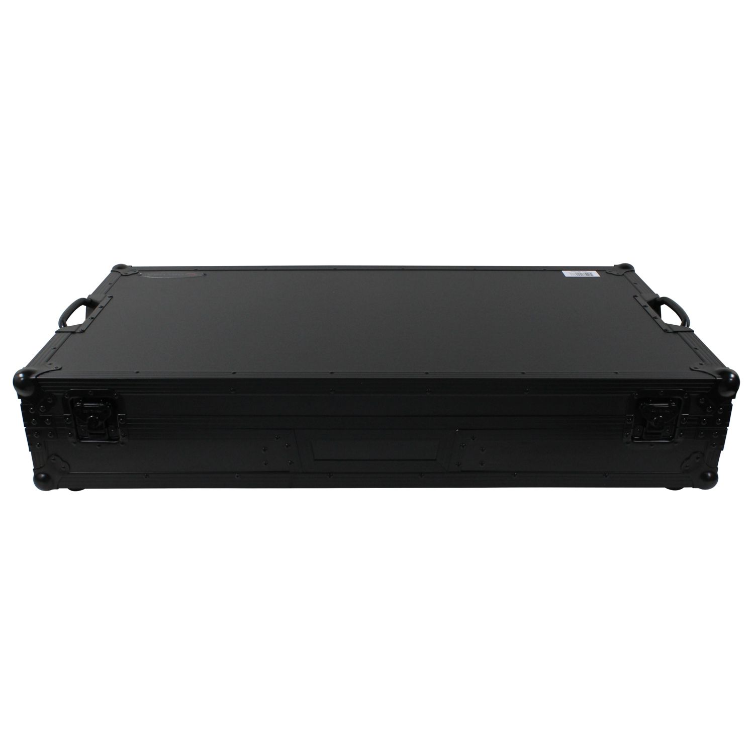 Black Low Profile 10" Format DJ Mixer and Two Battle Position Turntables Flight Coffin Case with Wheels and Glide Platform - Image 10