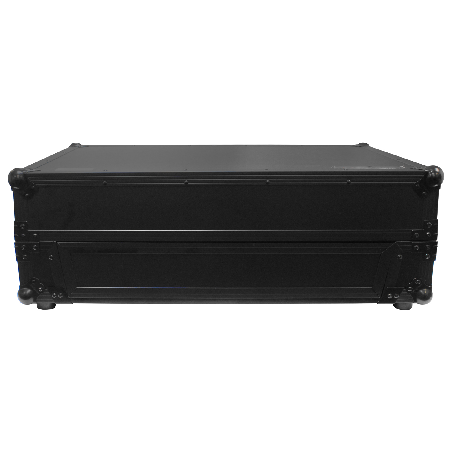 Black Denon MCX8000 Flight Case with 2U Rack Space, Wheels, and Glide Platform - Image 10