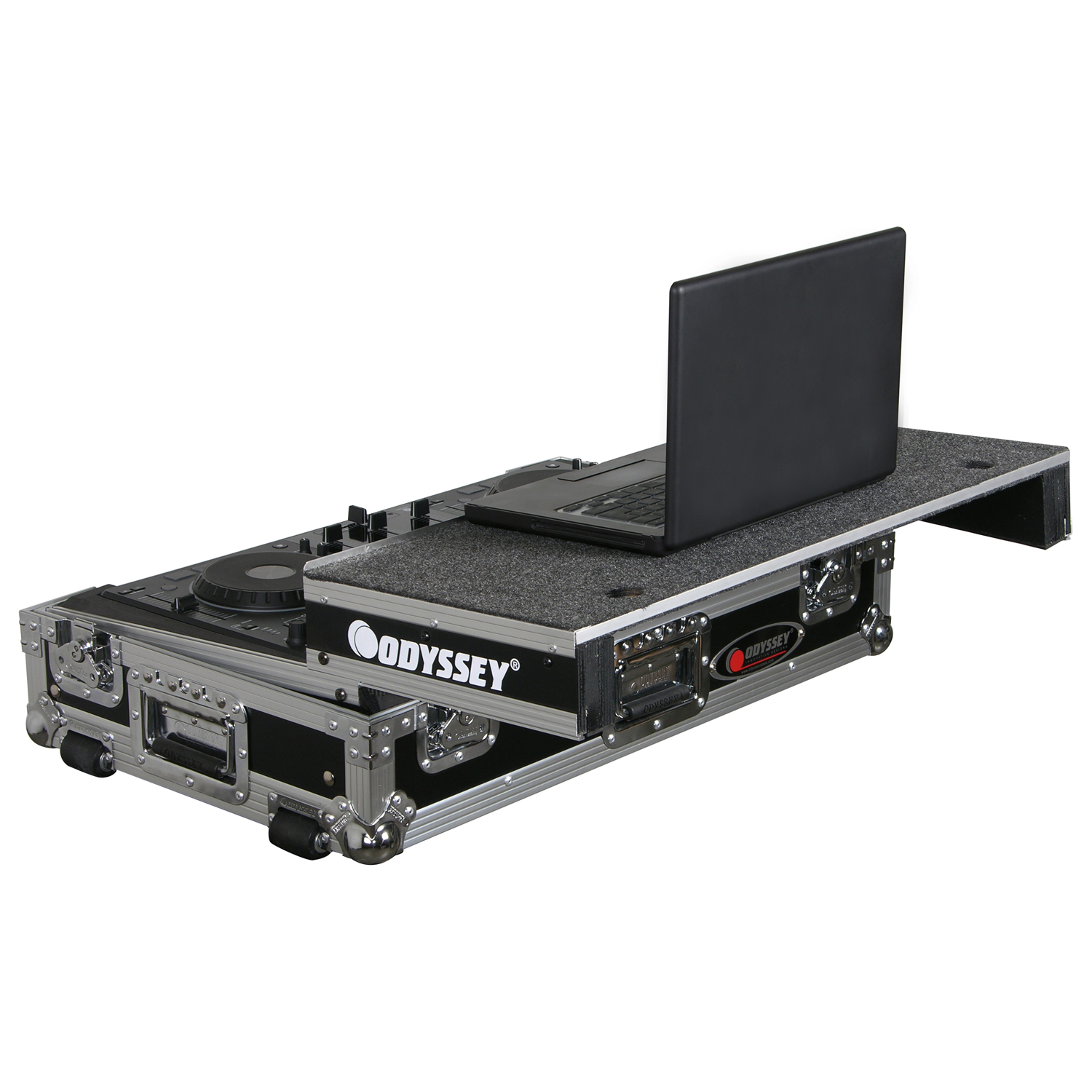 Numark Mixdeck / Mixdeck Quad Flight Case with Glide Tray and Platform - Image 3