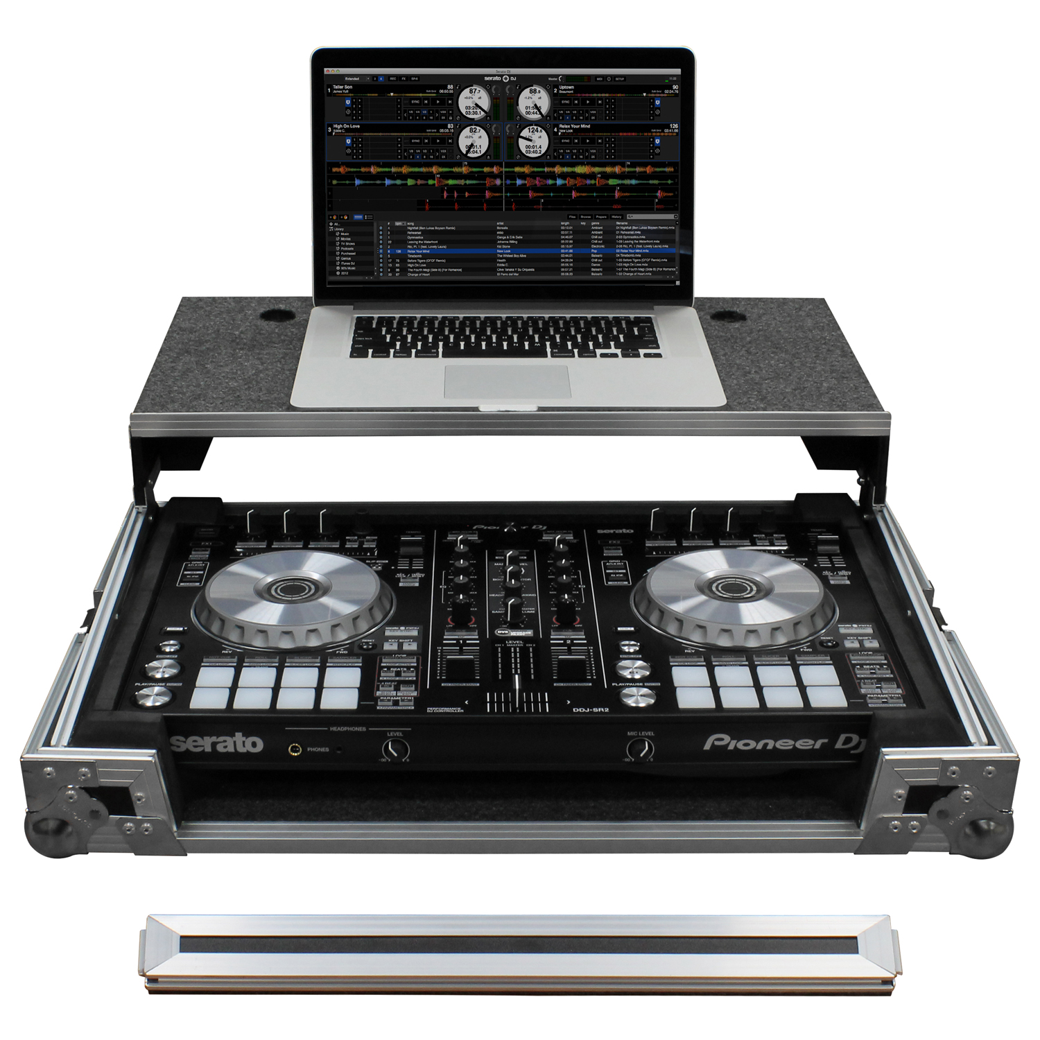 Pioneer DDJ-SR2 Flight Case with Glide Platform - Image 2
