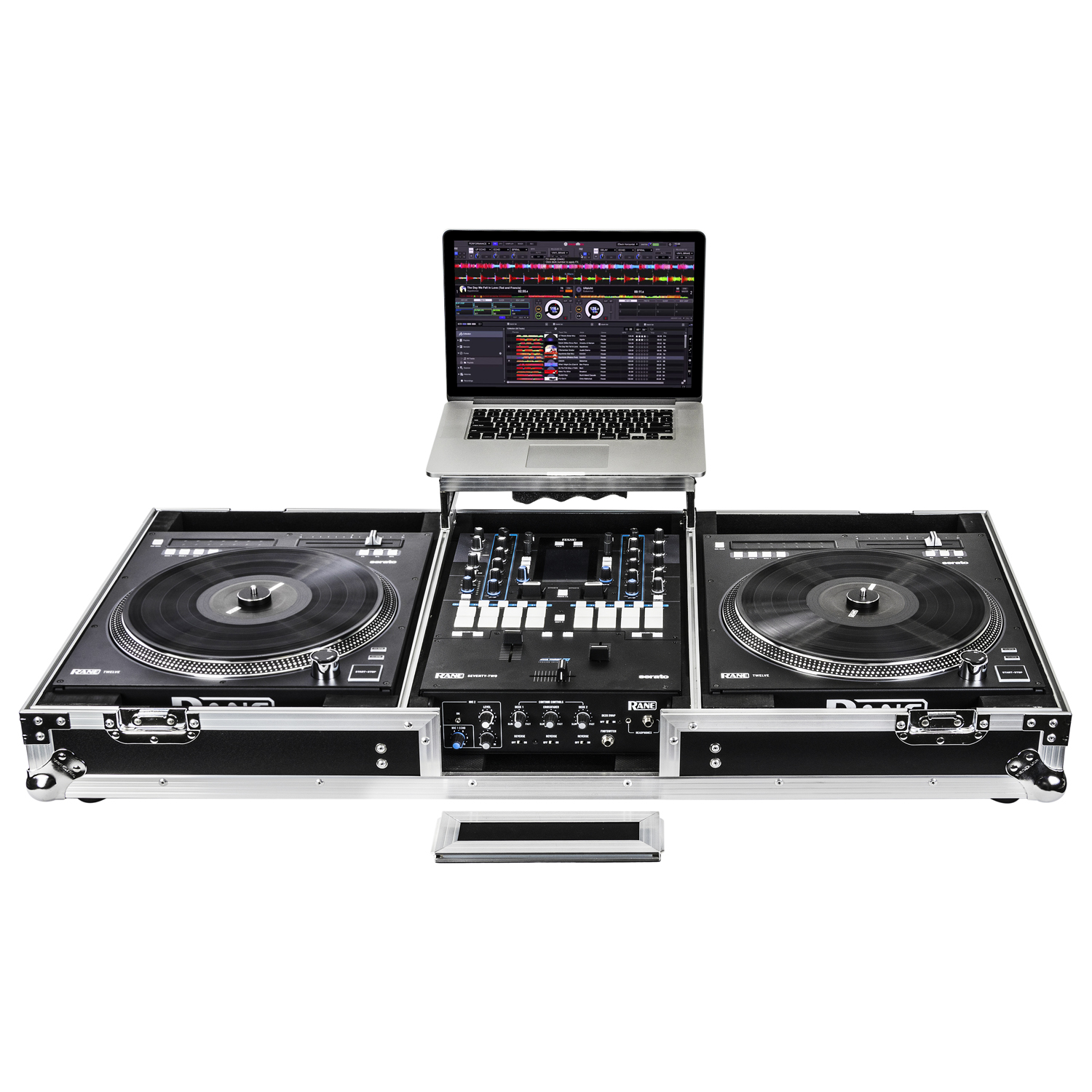 Low Profile Rane Twelve and Rane Seventy / Seventy-Two Coffin Flight Case with Glide Platform - Image 2