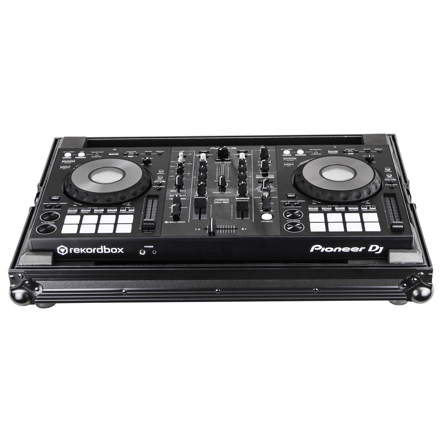 Black Low Profile Pioneer DDJ-800 Flight Case - Image 2