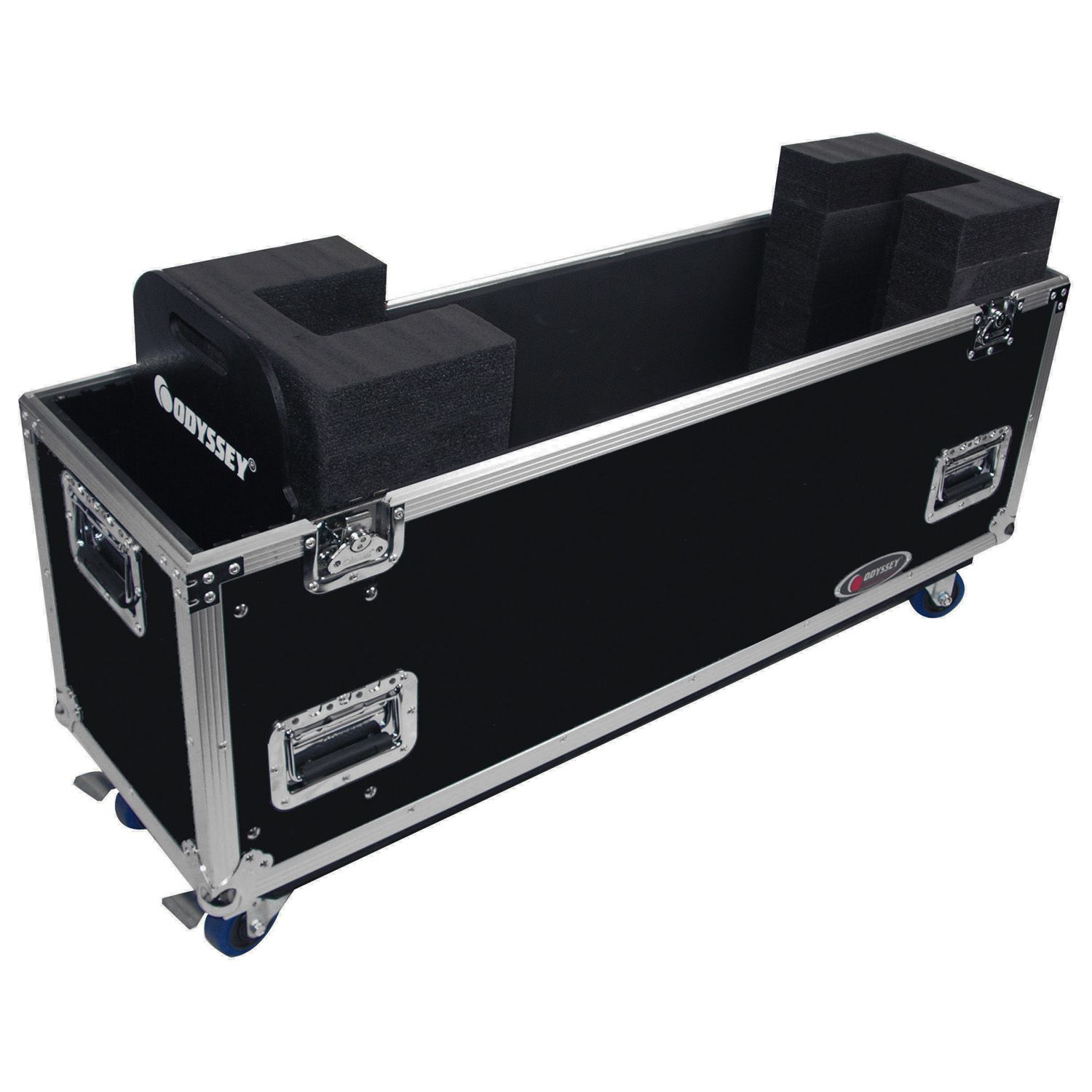 42" Flat Screen Monitor Flight Case with Wheels - Image 2