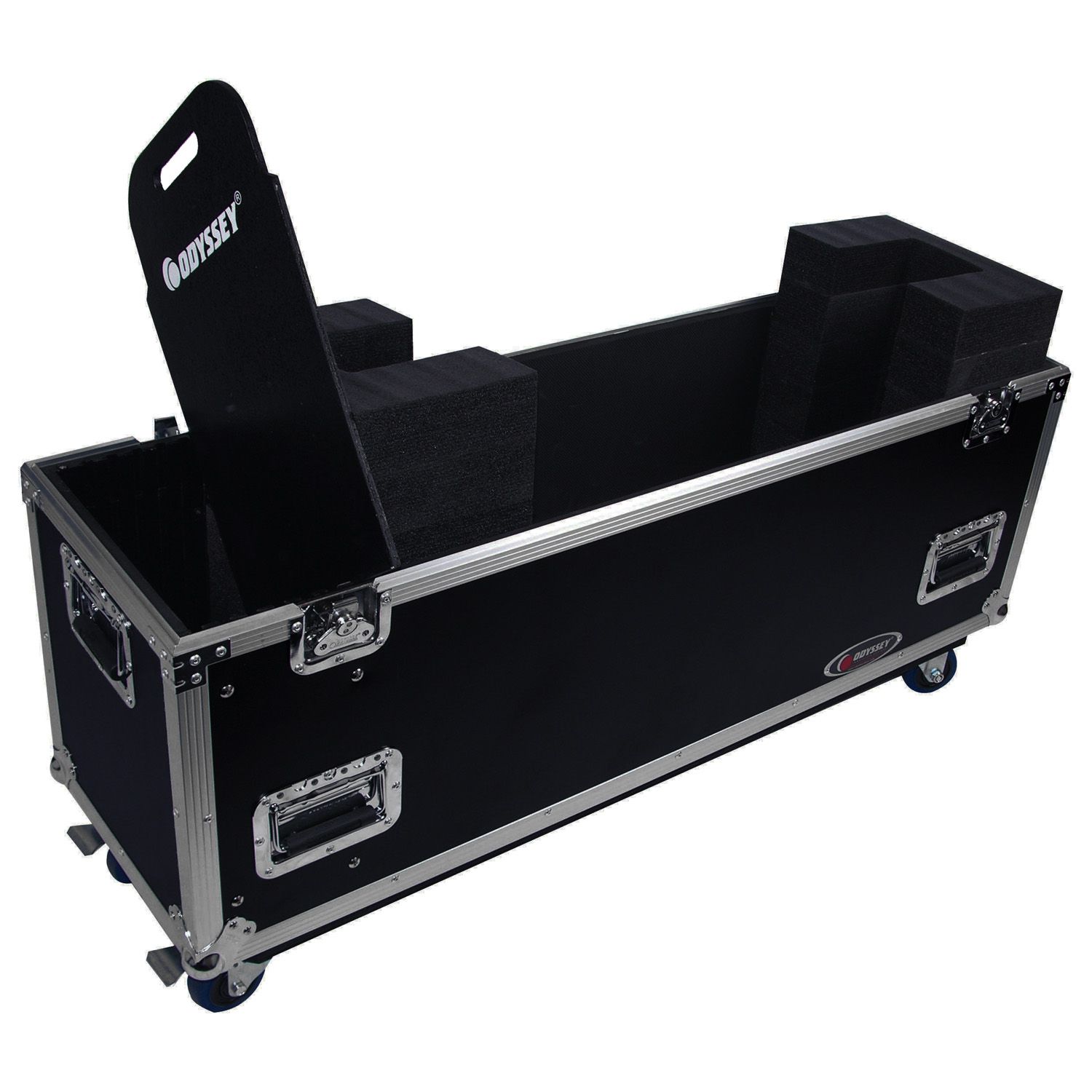 42" Flat Screen Monitor Flight Case with Wheels - Image 3