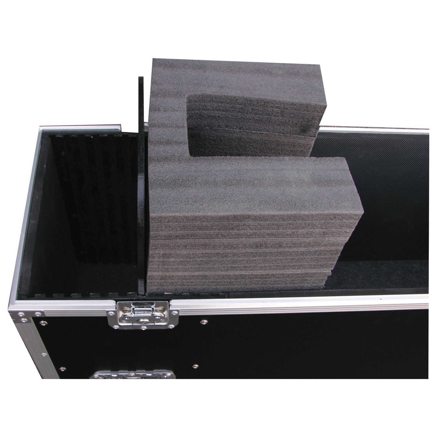 50" Flat Screen Monitor Flight Case with Wheels - Image 3