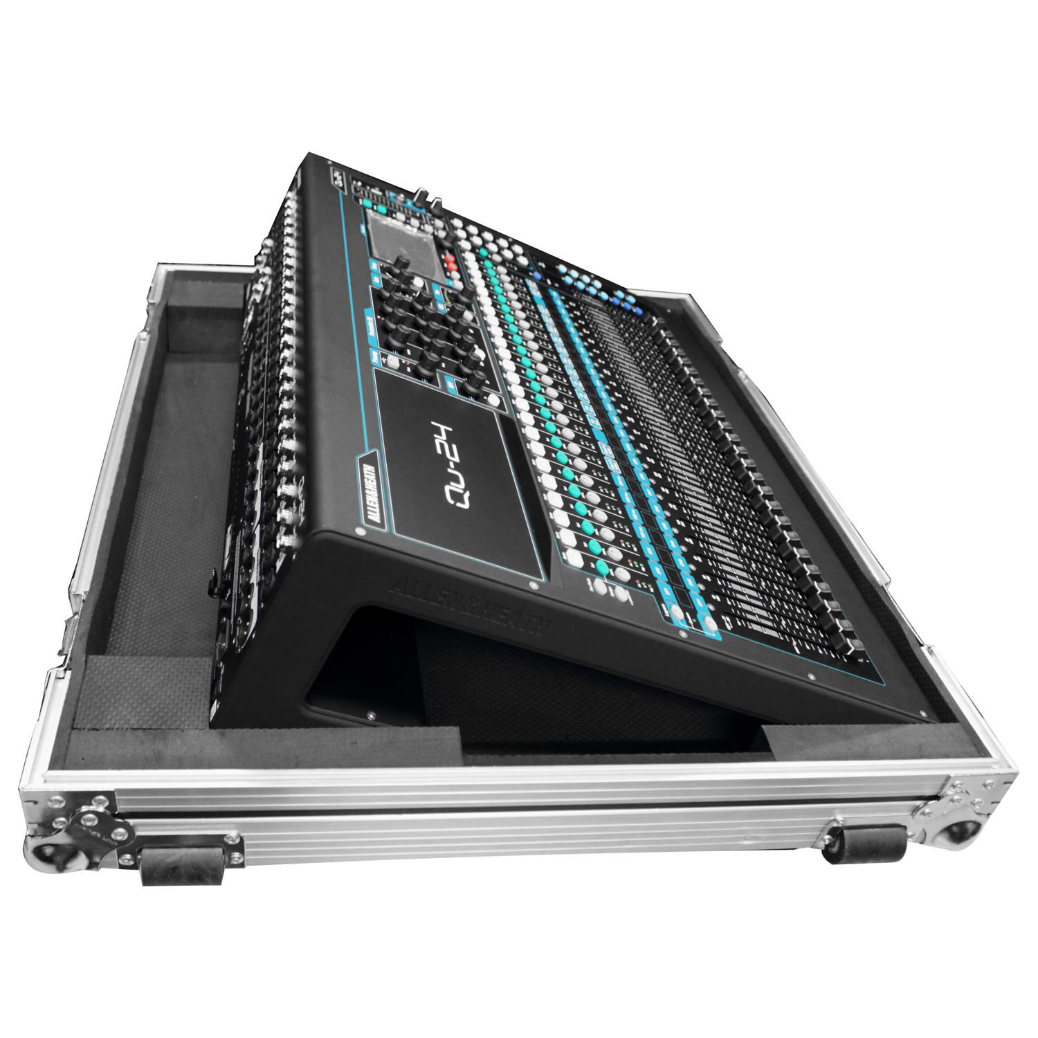 Allen & Heath QU-24 Mixing Console Flight Case with Wheels - Image 3