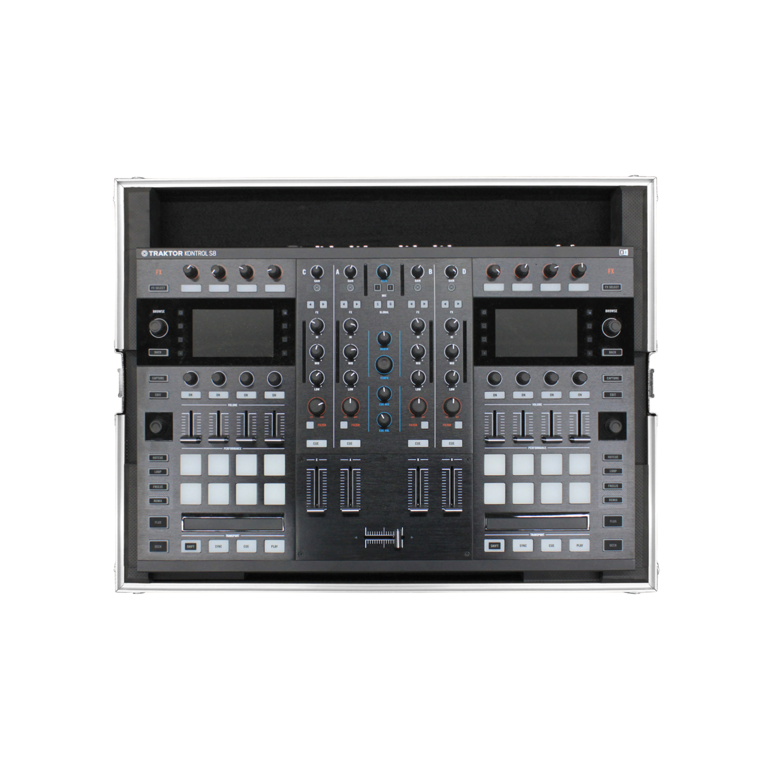 Low Profile Native Instruments Traktor Kontrol S8 Flight Case - Image 9