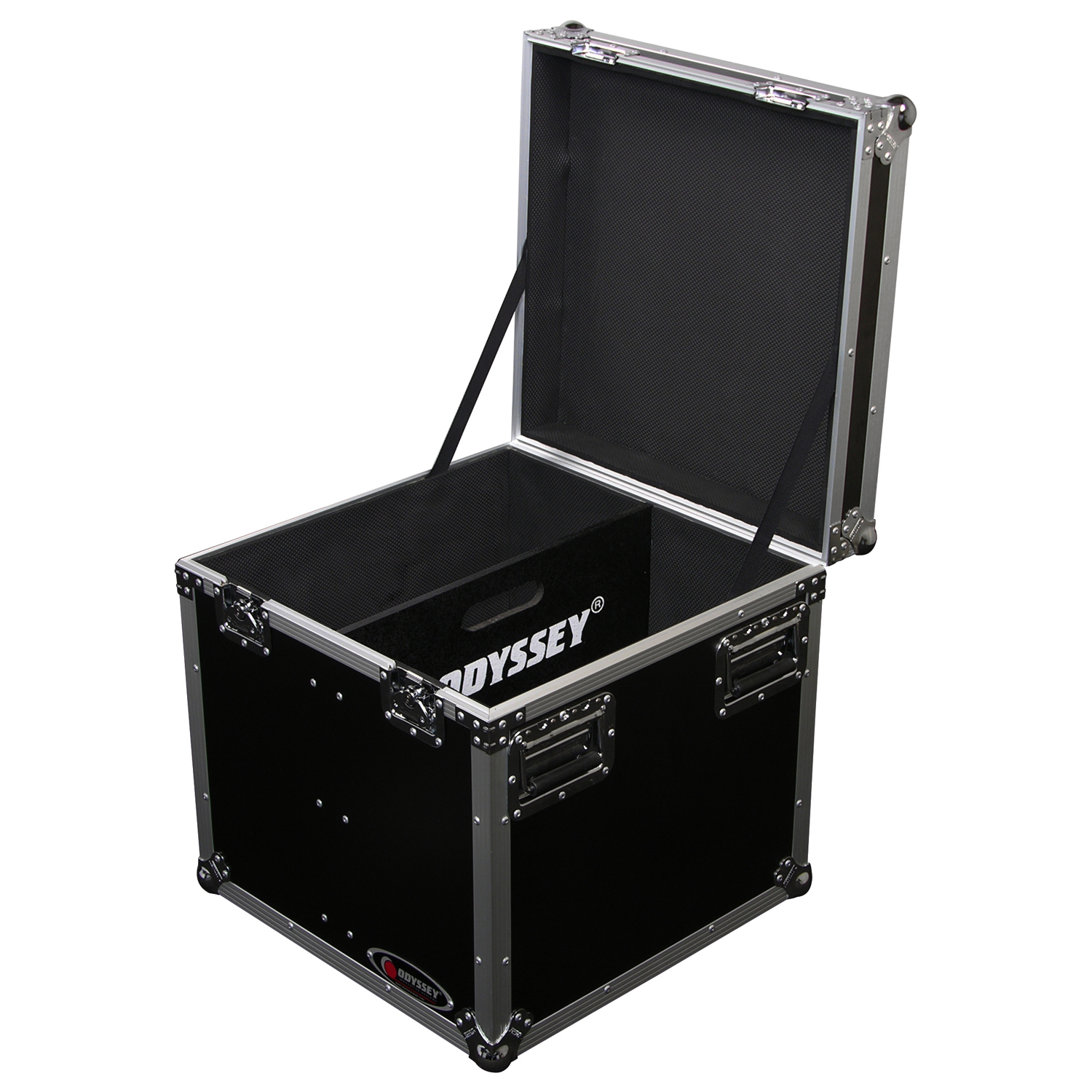 19.5" x 20" x 19.5" Interior Utility Trunk Touring Flight Case with Organizing Dividers - Image 2