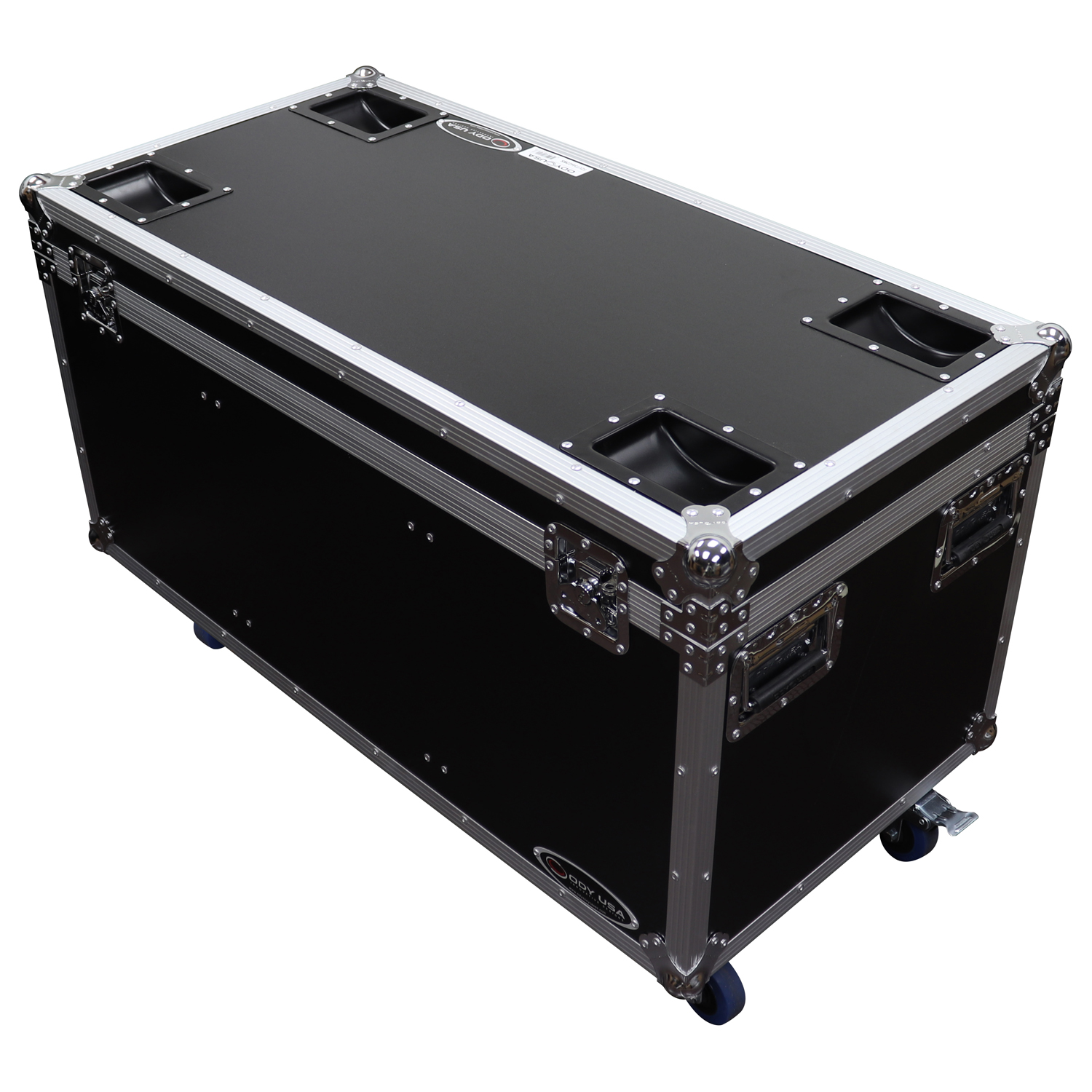 42.25" x 20.25" x 18.25" Bottom Interior Utility Trunk Touring Flight Case with Organizing Dividers - Image 4