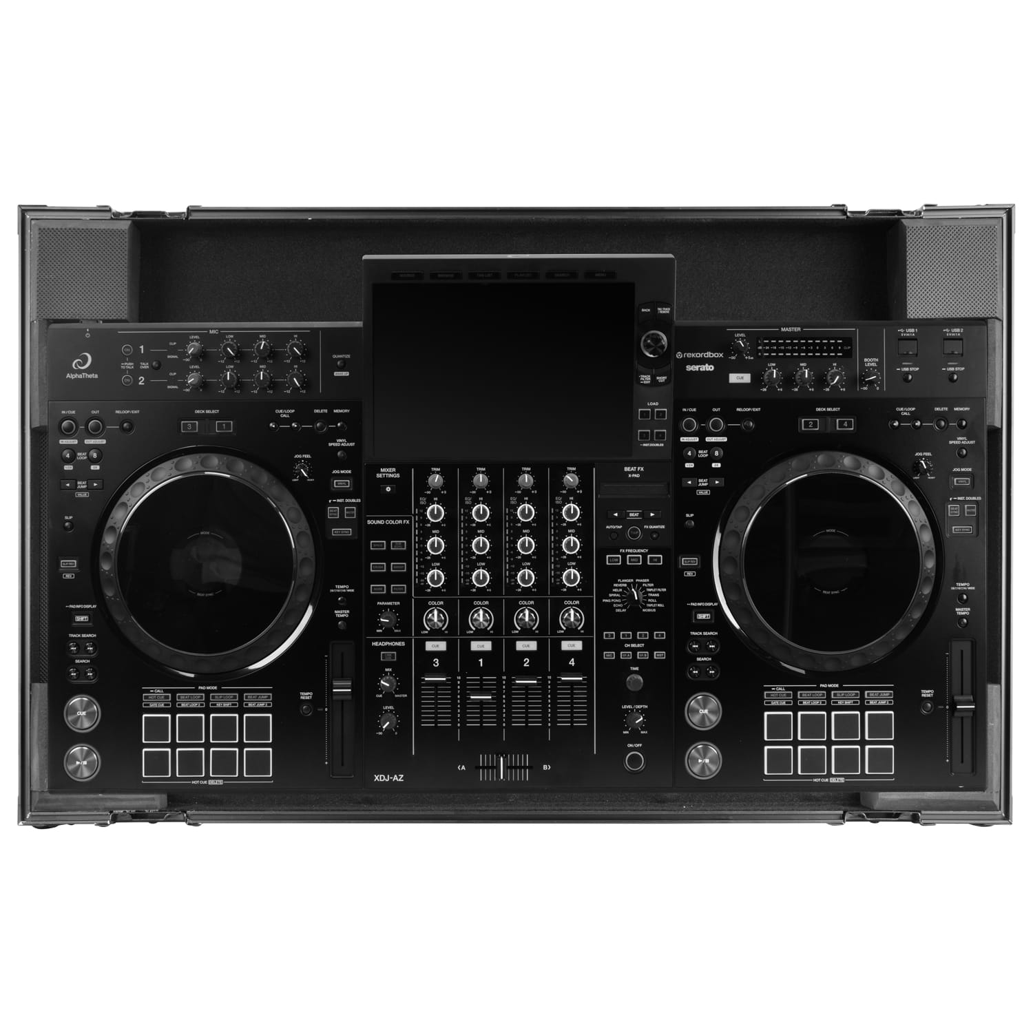 Odyssey AlphaTheta XDJ-AZ Black Label Flight Case with Wheels - Image 5