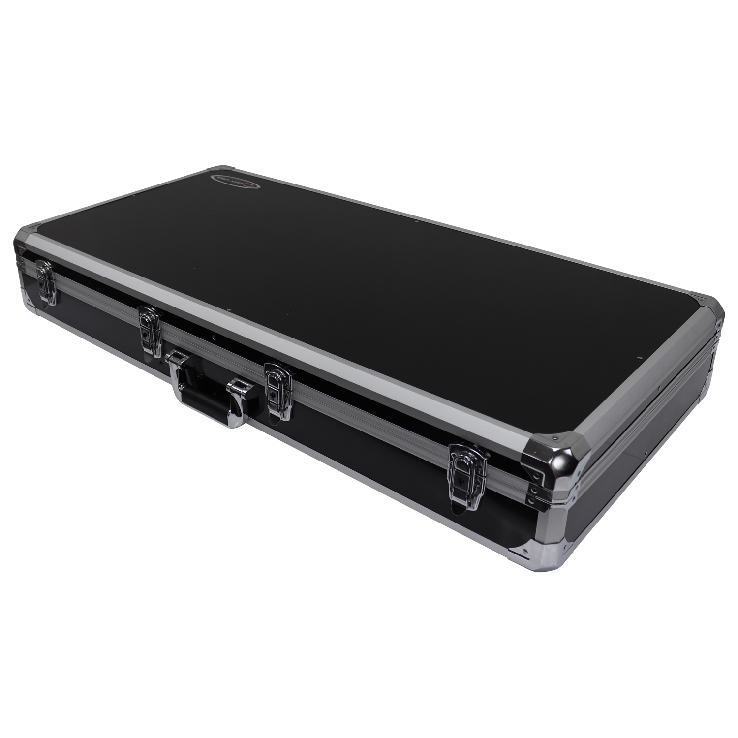 KROM Series Black Compact 10" Format DJ Mixer and Two Numark PT01 Turntables Coffin Case - Image 6