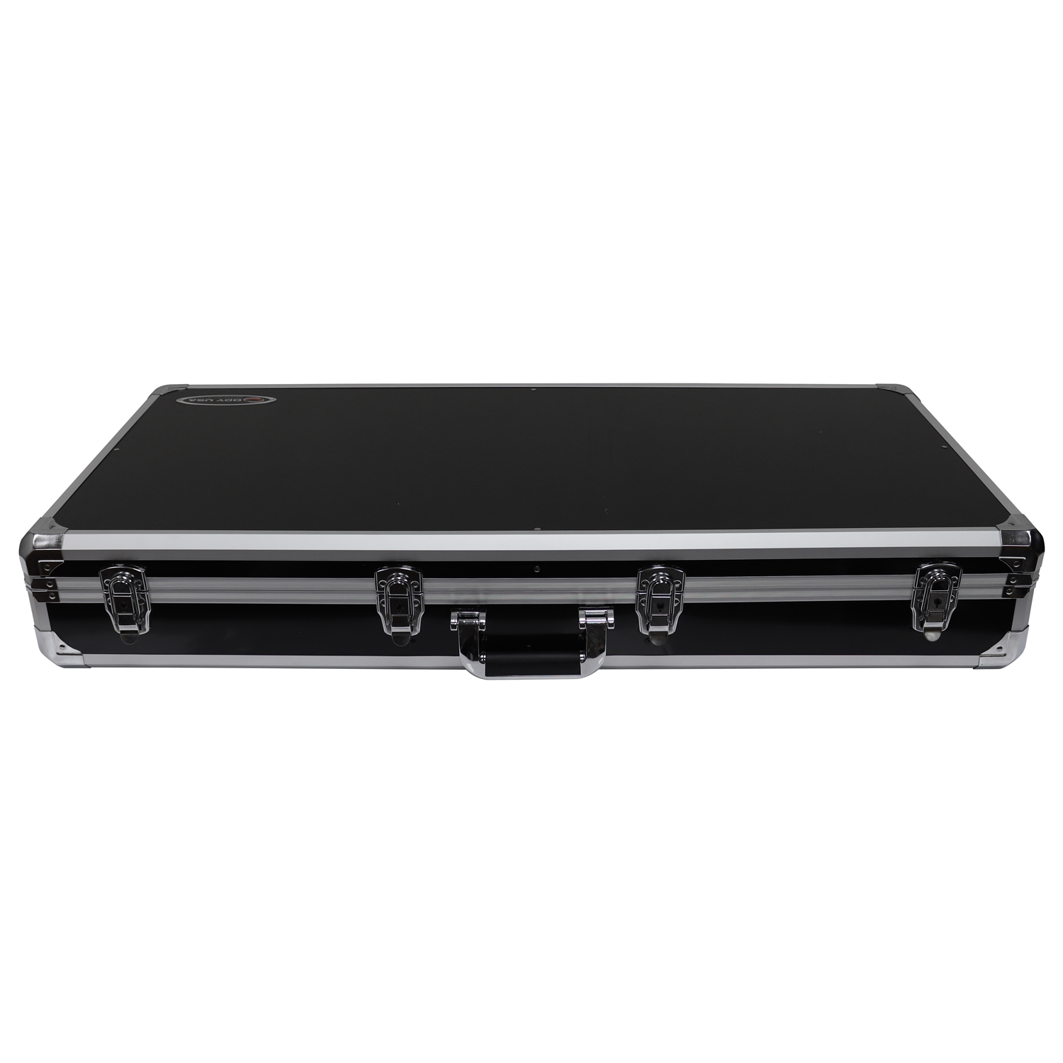 KROM Series Black Compact 10" Format DJ Mixer and Two Numark PT01 Turntables Coffin Case - Image 7