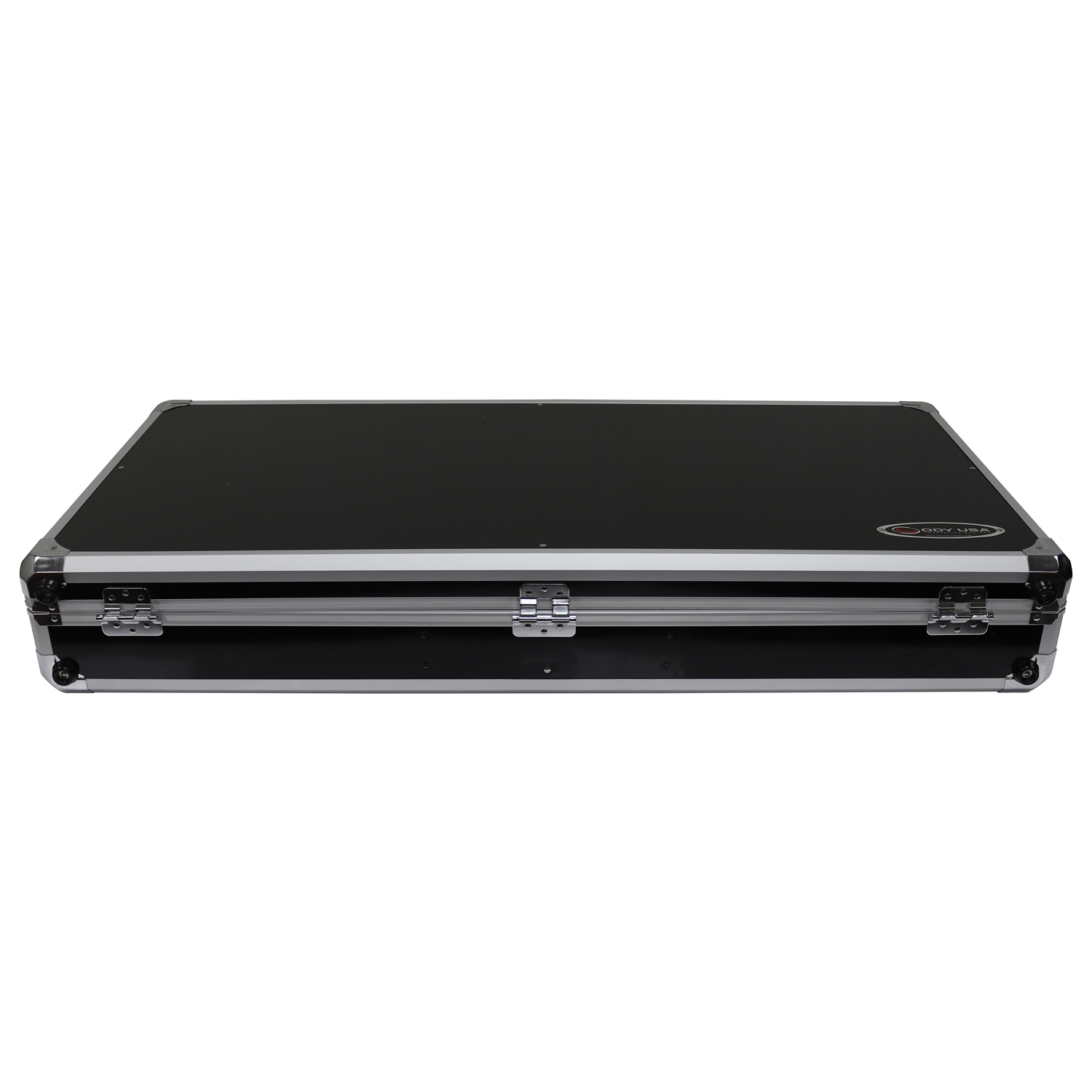 KROM Series Black Compact 10" Format DJ Mixer and Two Numark PT01 Turntables Coffin Case - Image 9